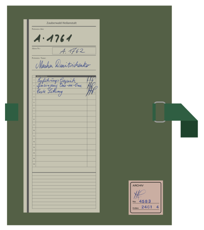 Helenas Office, old binder