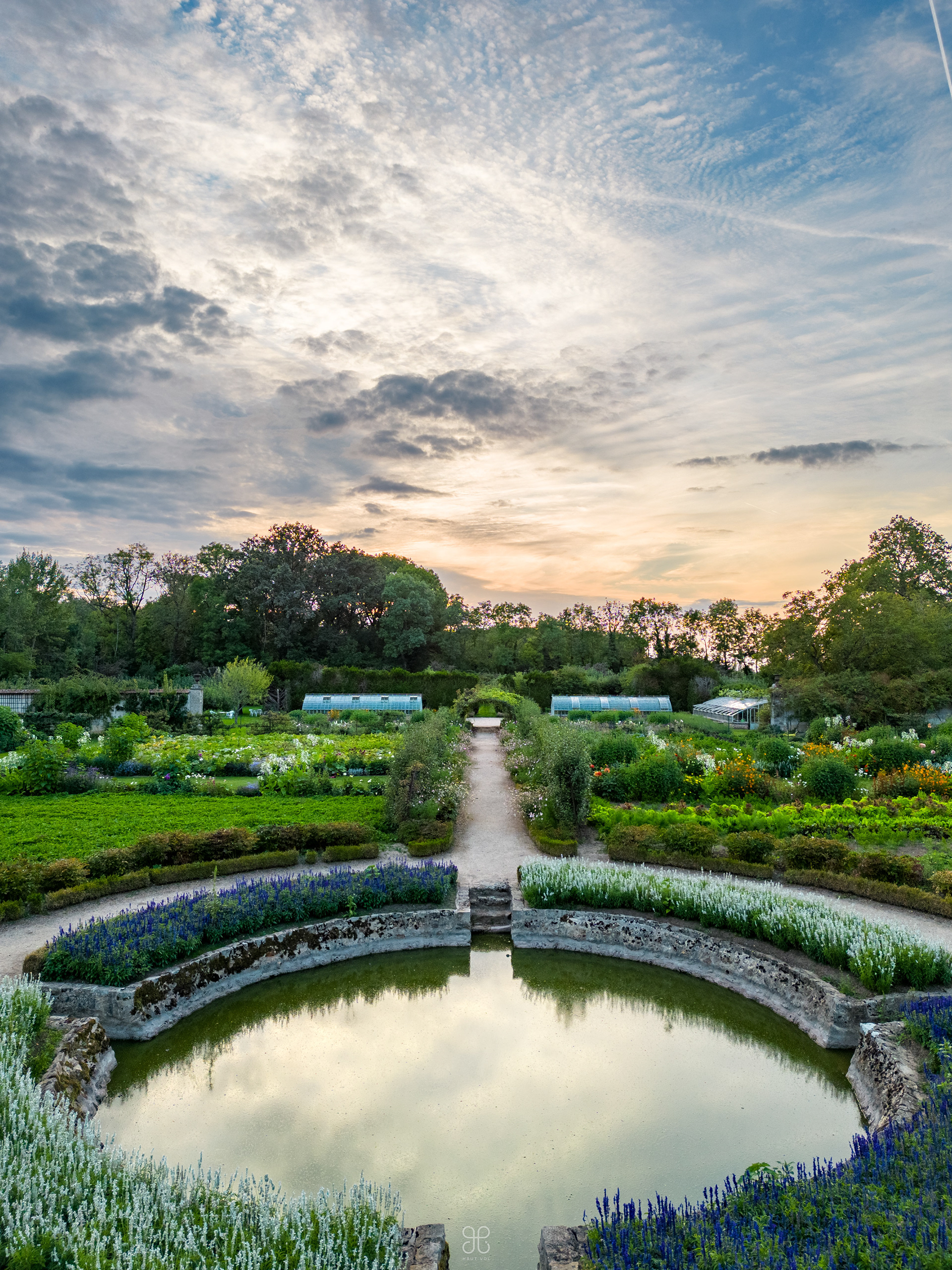 Potager du château de SAINT-JEAN DE BEAUREGARD