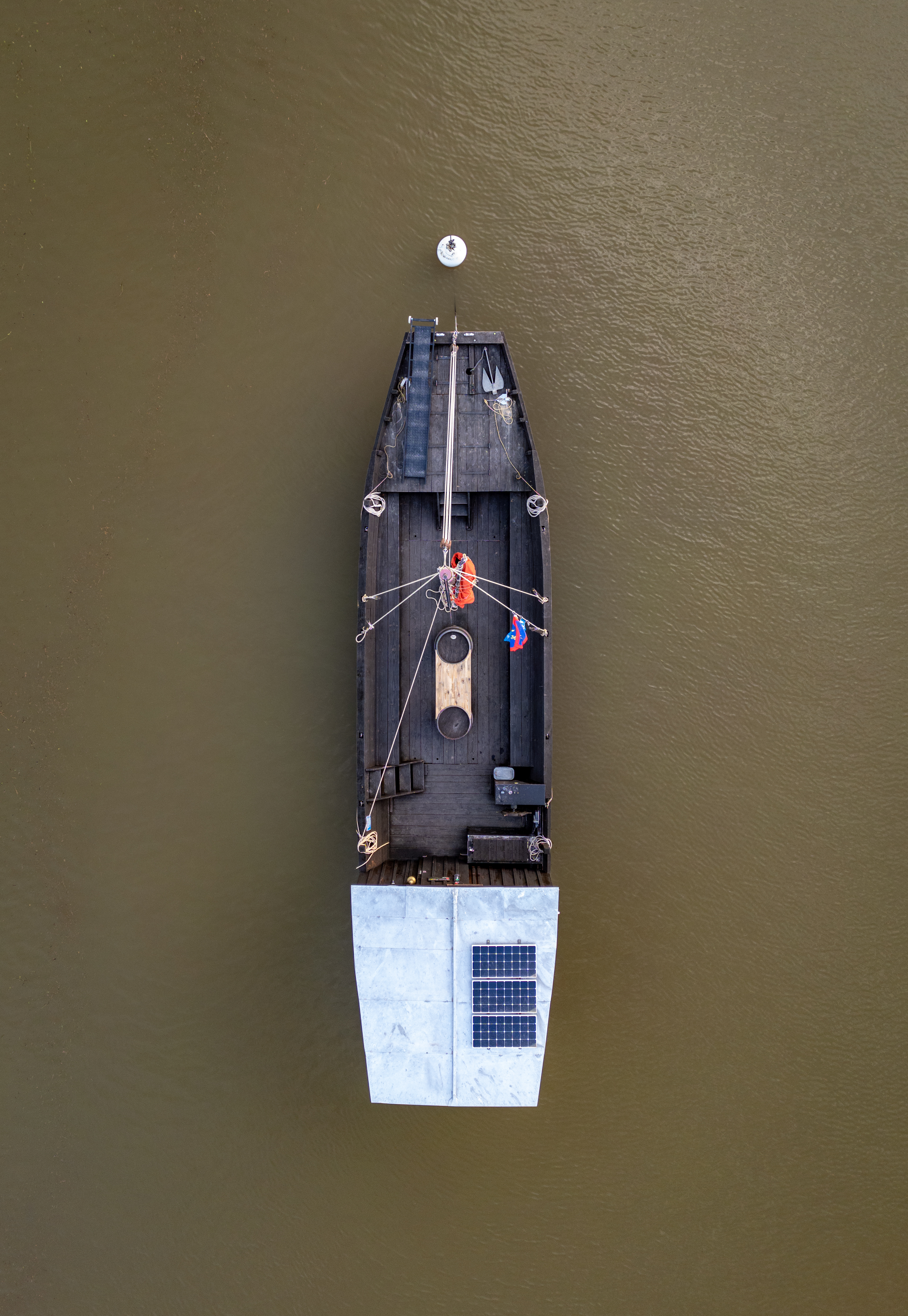 Bateau de la Batellerie de la Loire, sur la Maine - BOUCHEMAINE