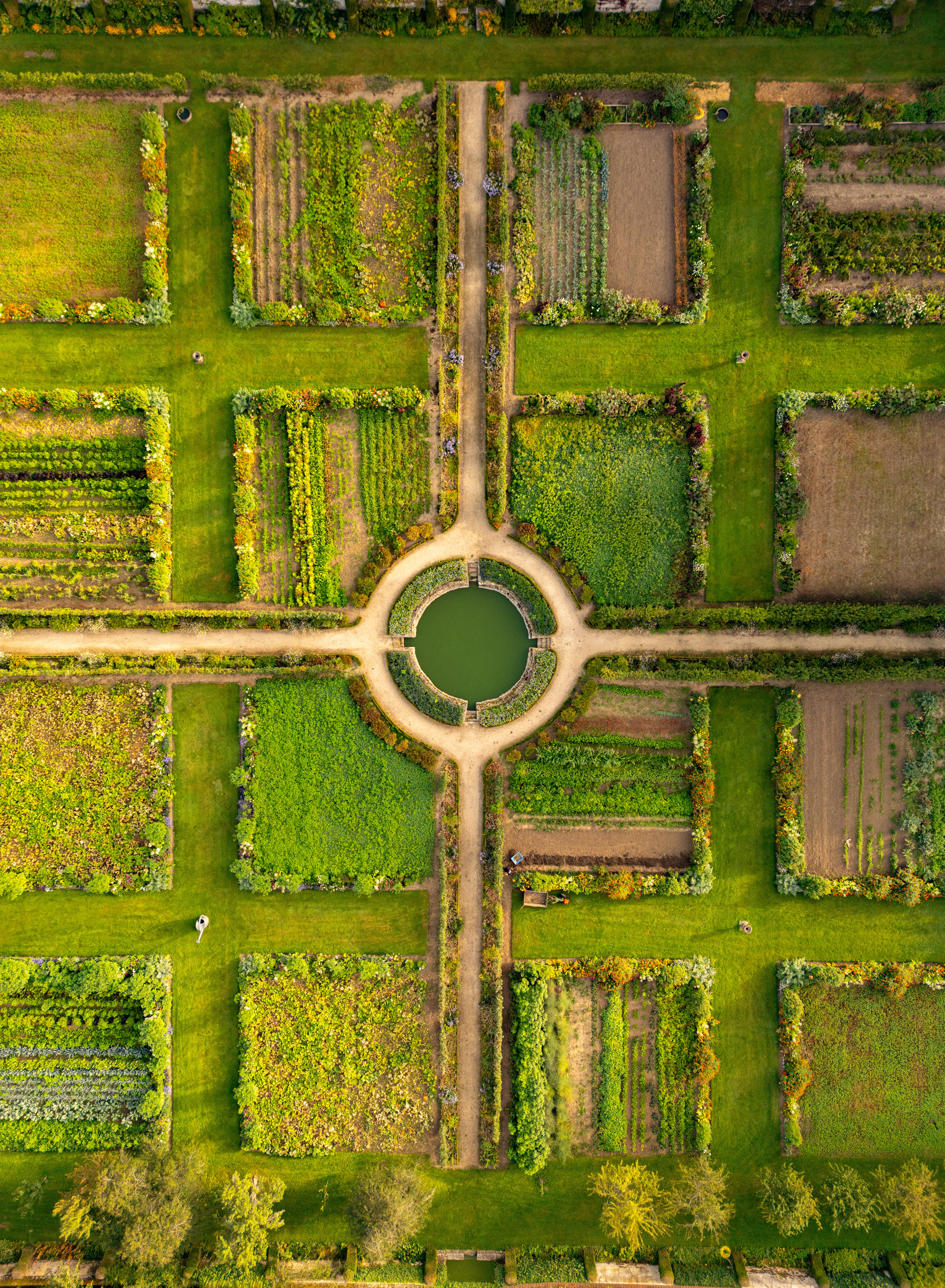 Potager du château de SAINT-JEAN DE BEAUREGARD