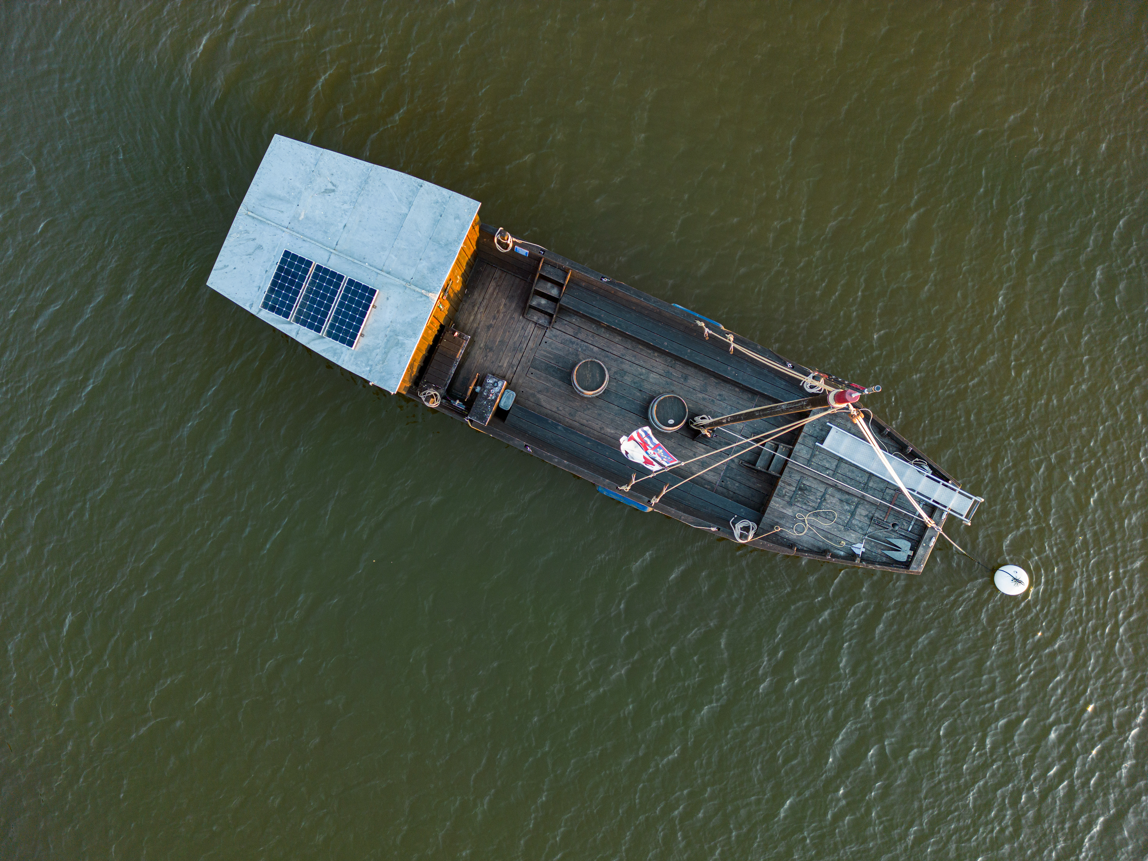 Bateau de la Batellerie de la Loire, sur la Maine - BOUCHEMAINE