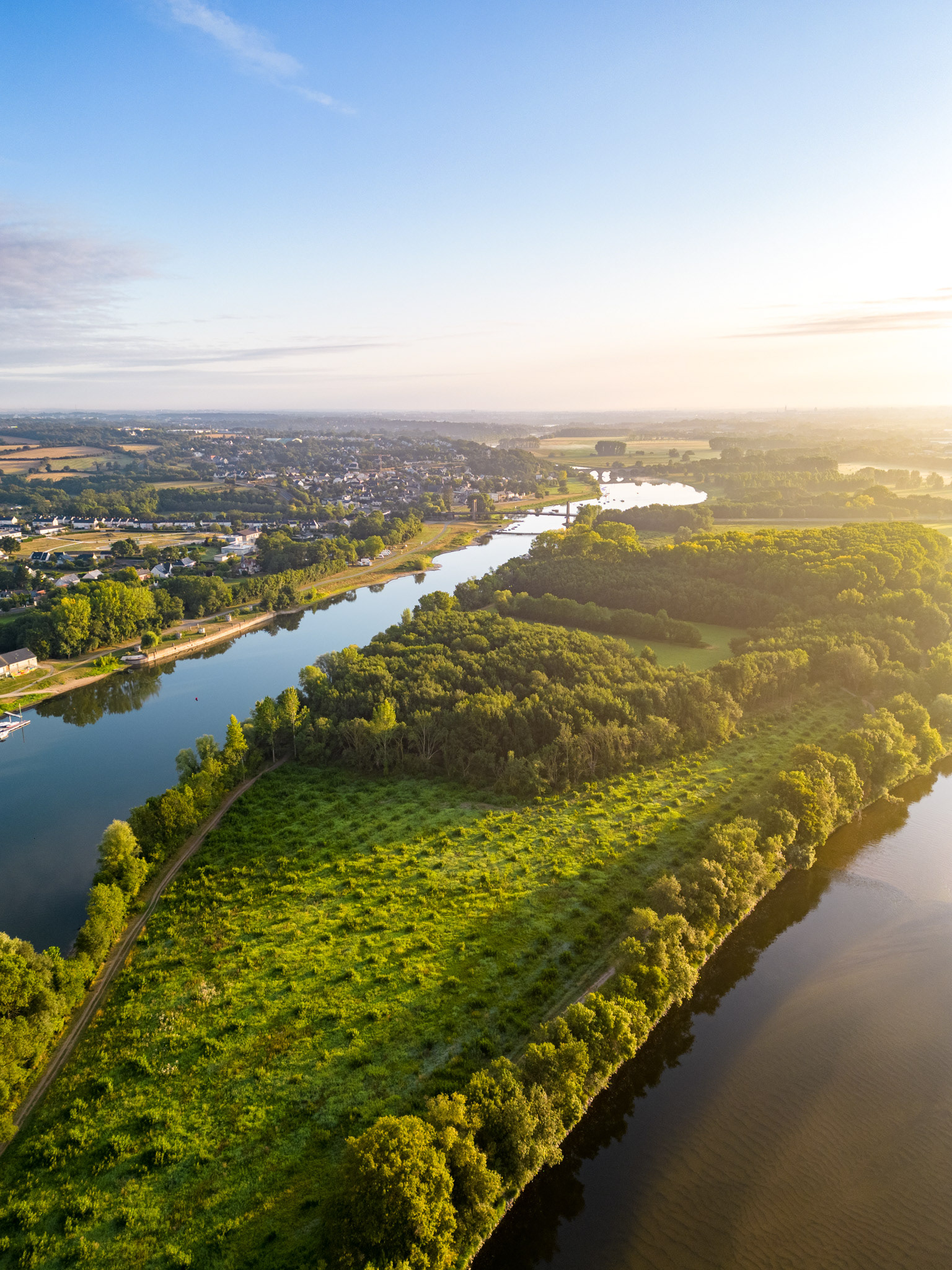 Confluence de la Maine et de la Loire - SAINTE-GEMMES-SUR-LOIRE