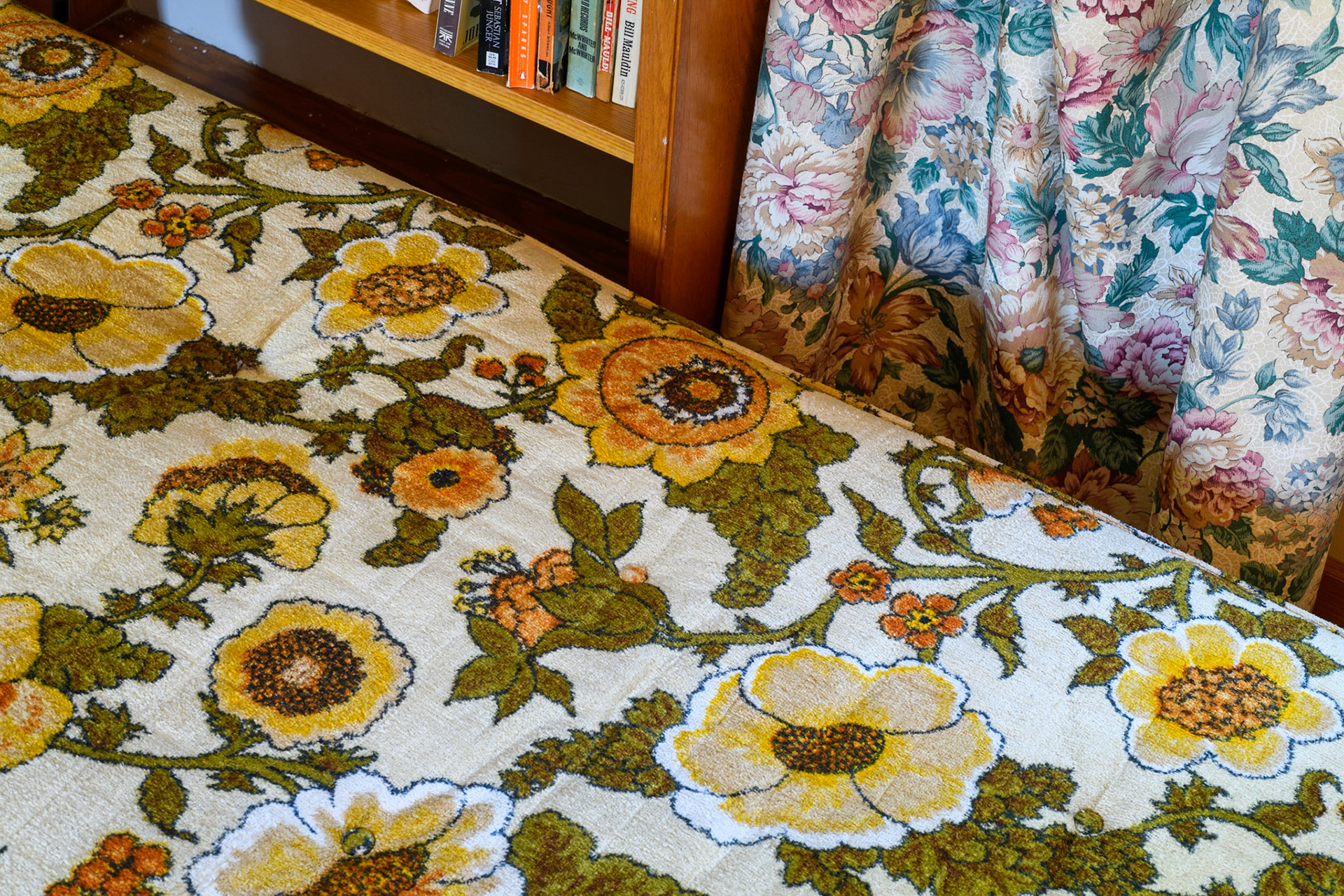 Divan and drapes, 2020