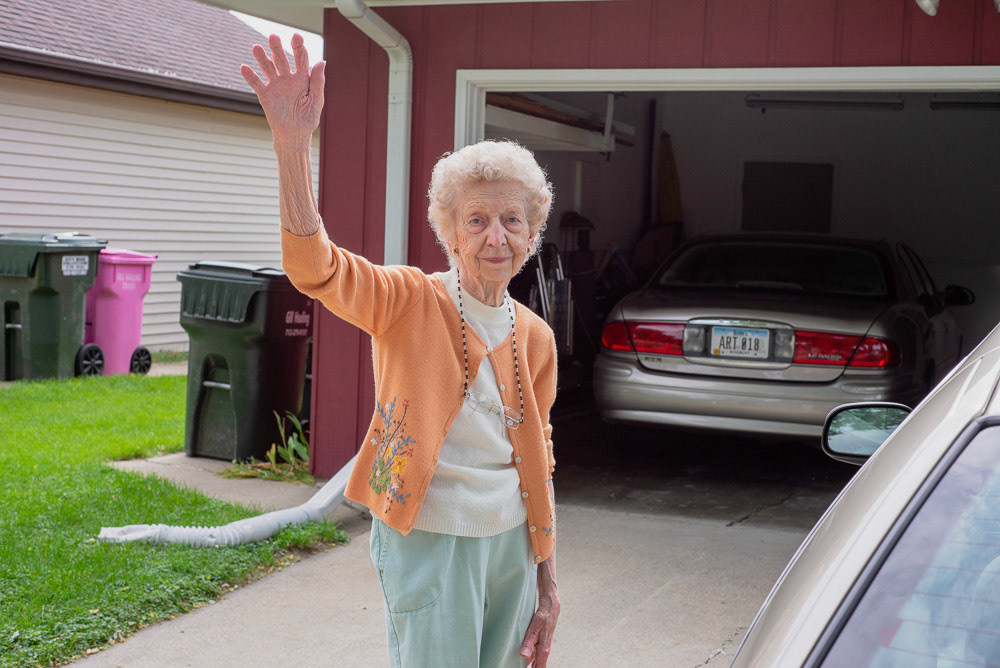 Leaving and waving, 6/2015