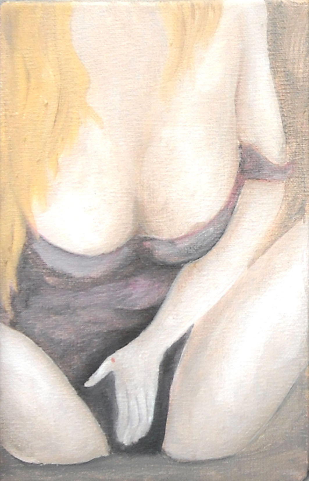 Body - Oil on cardboard - 9 x 14 cm