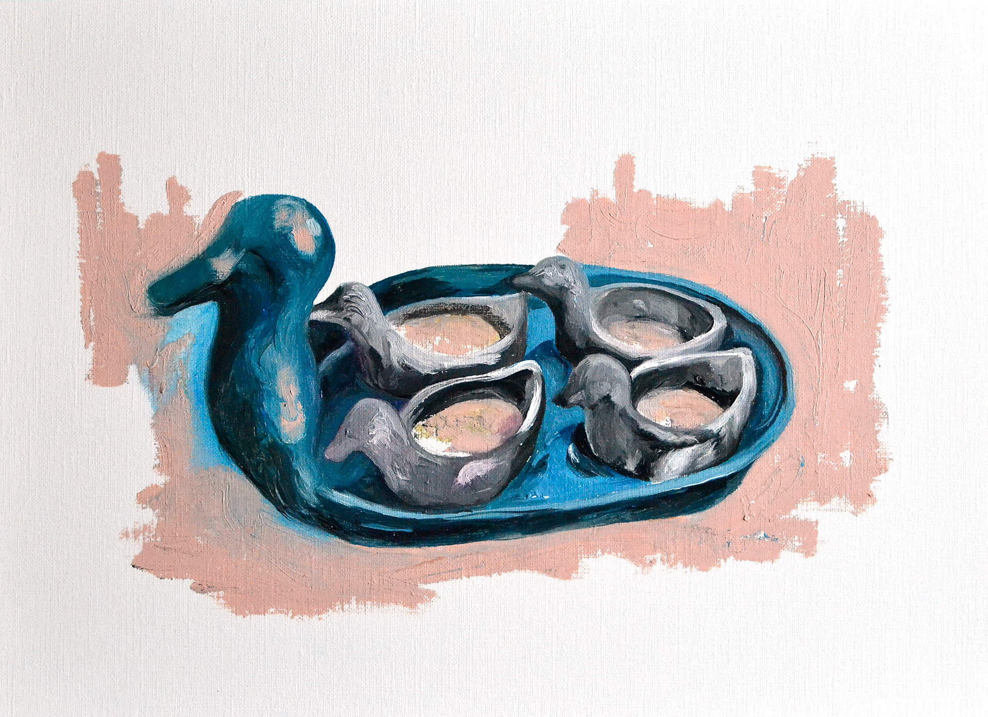 Oil on paper - 24 x 30 cm
