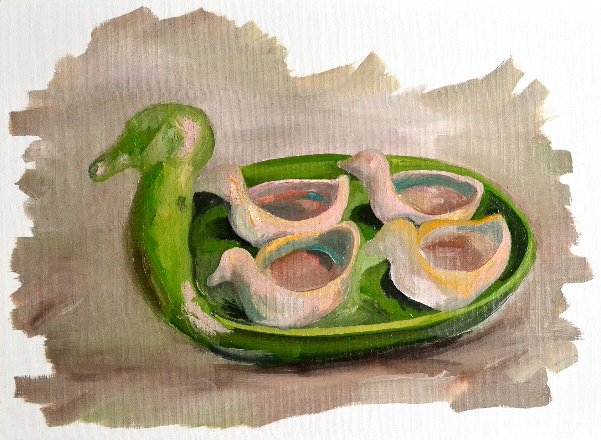 Oil on paper - 24 x 30 cm