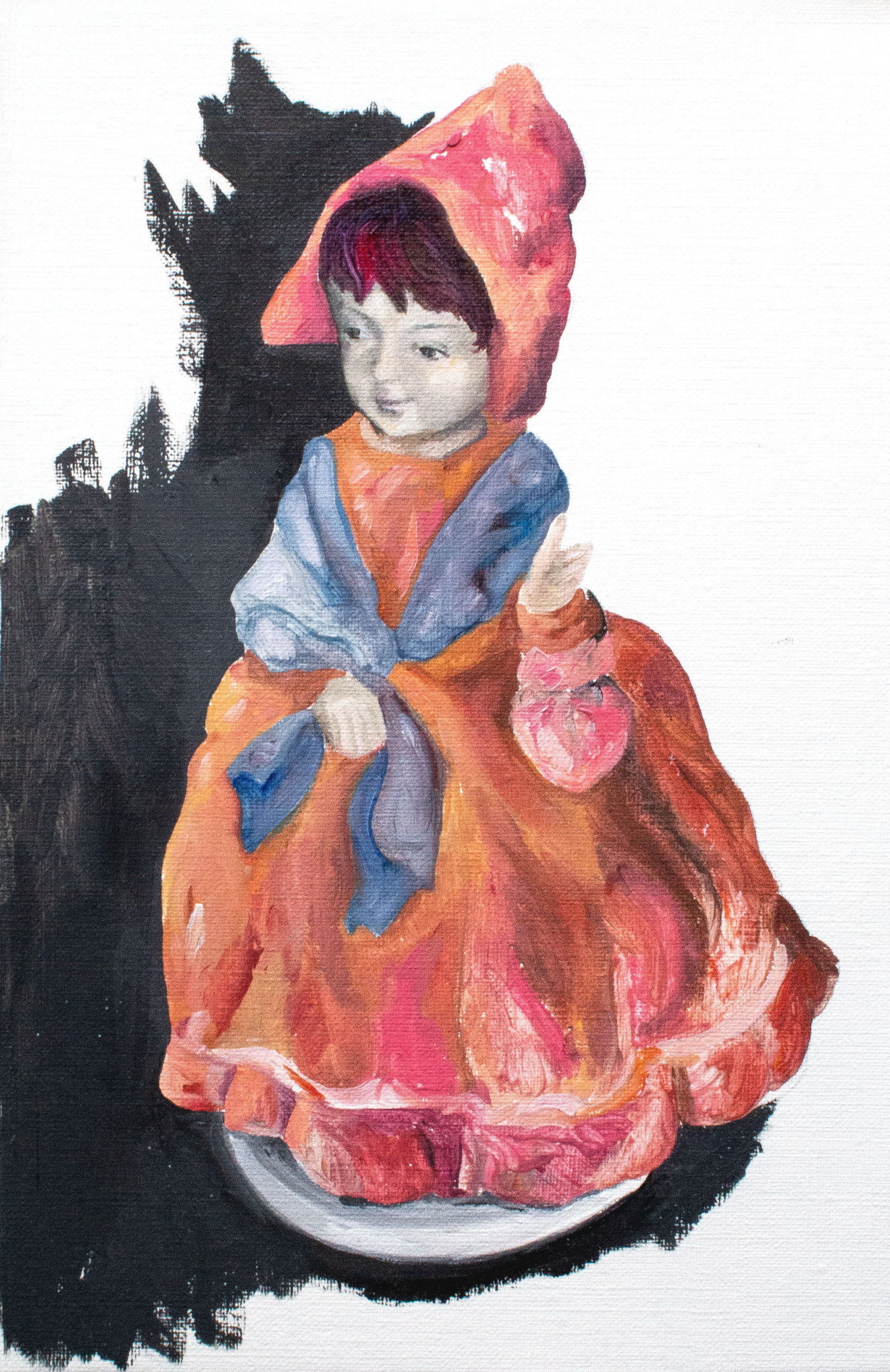 Oil on paper - 16 x 24 cm