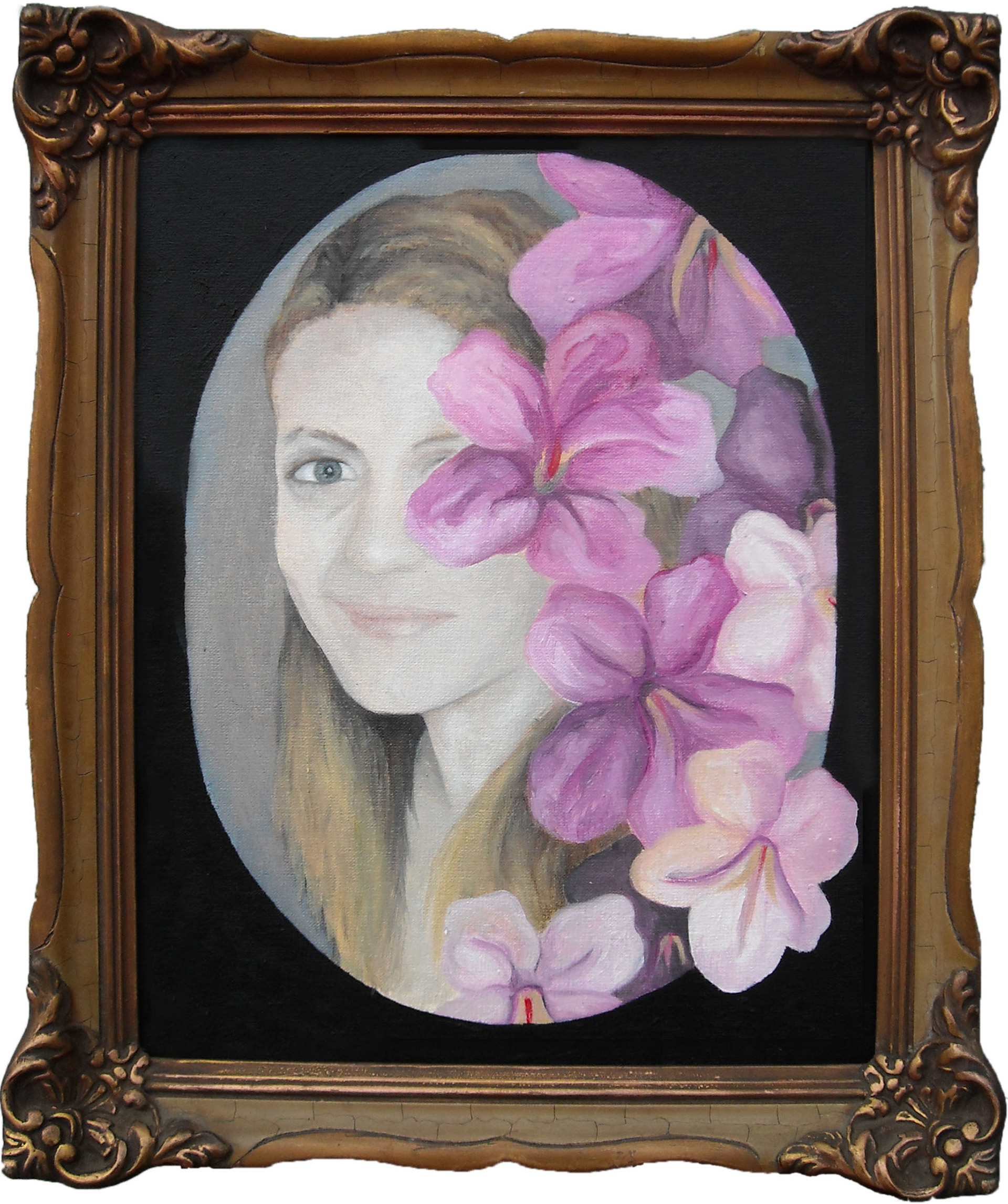 Flower II - Oil on cardboard - 30 x 24 cm