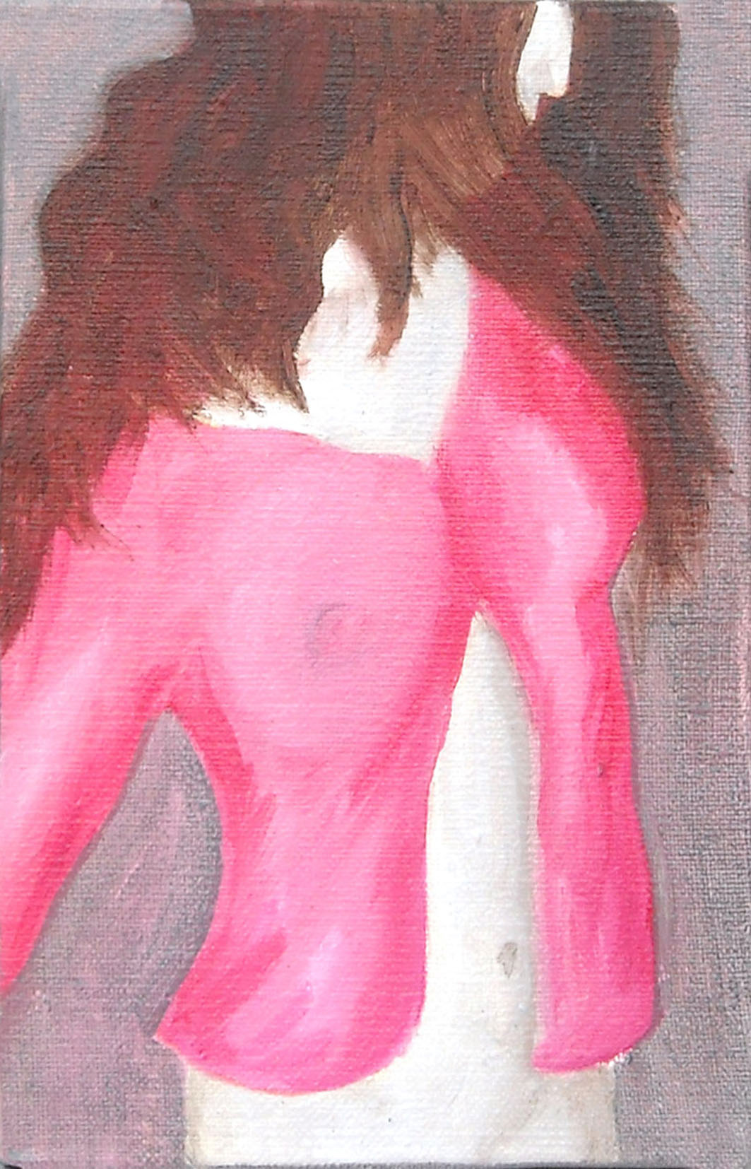 Body - Oil on cardboard - 9 x 14 cm