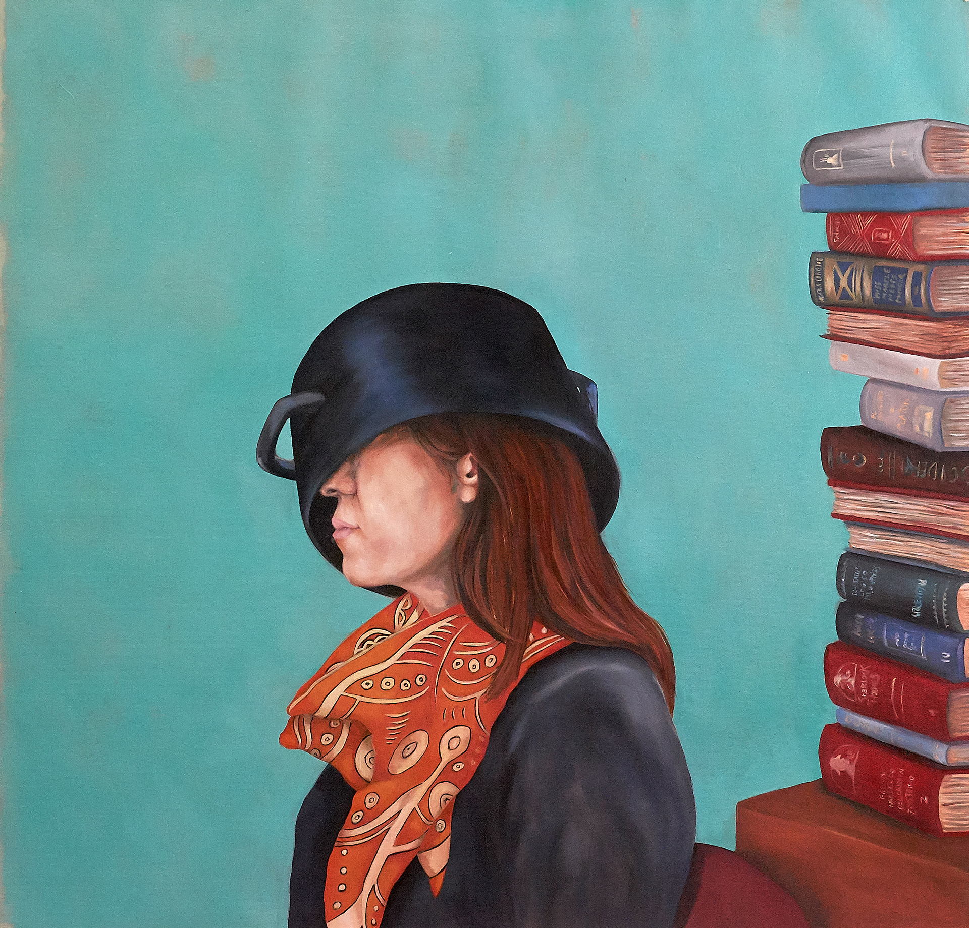Portrait IX - Oil on canvas - 80 x 80 cm