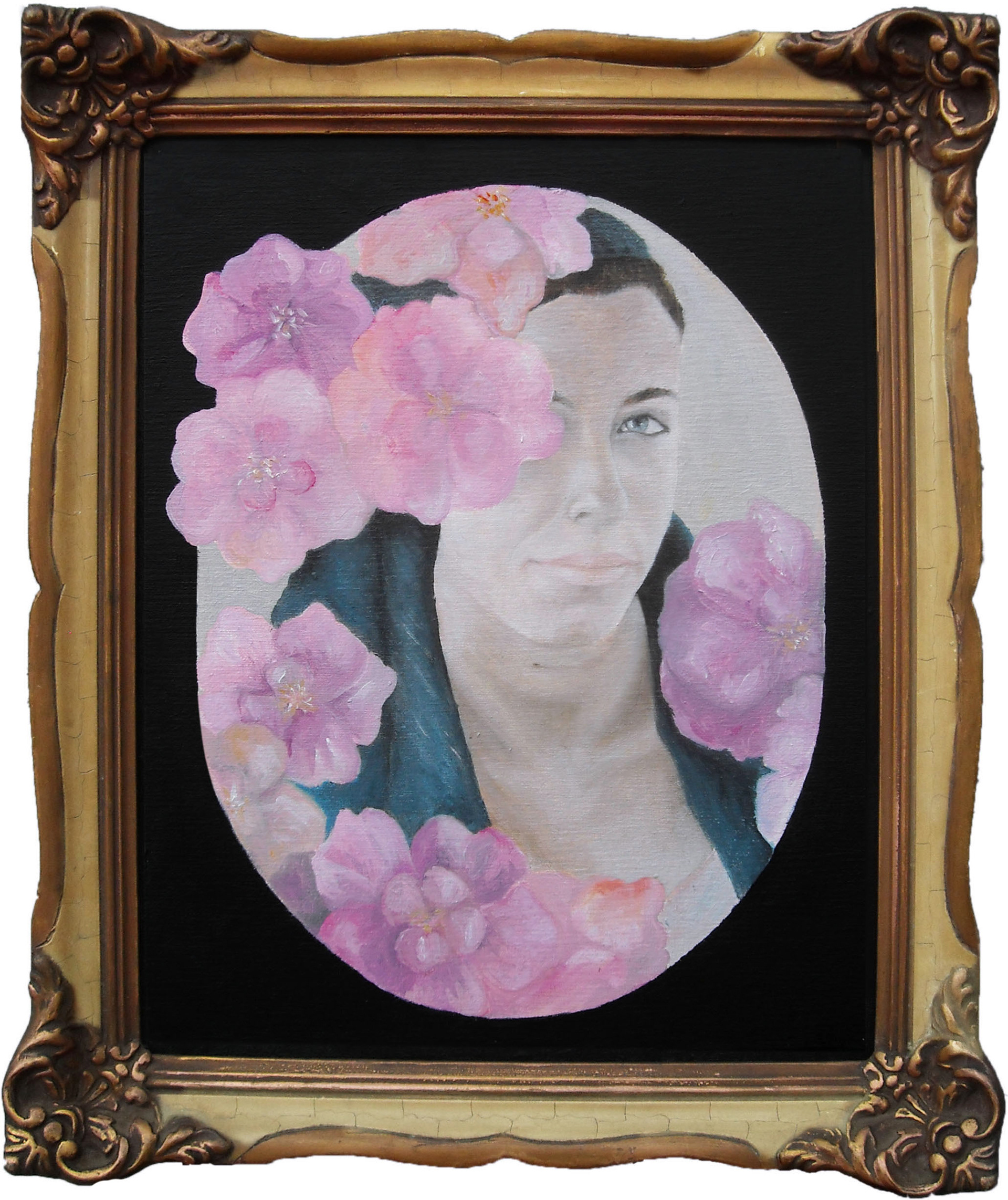 Flower III - Oil on cardboard - 30 x 24 cm