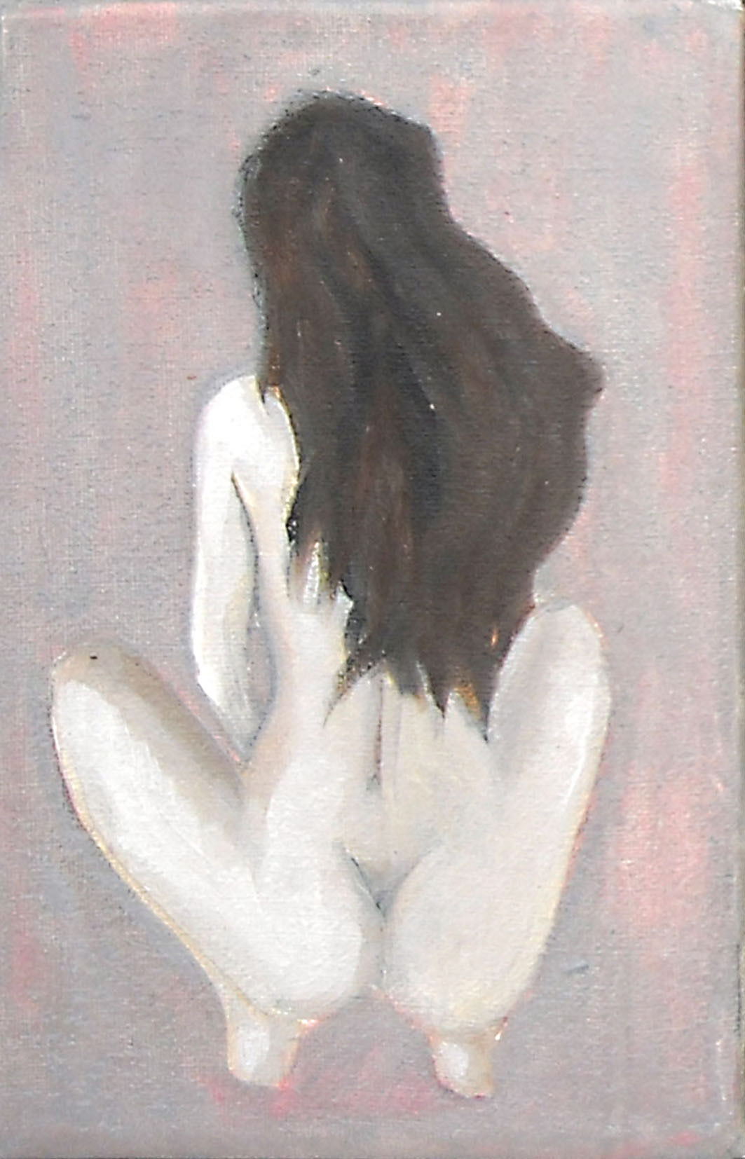 Body - Oil on cardboard - 9 x 14 cm