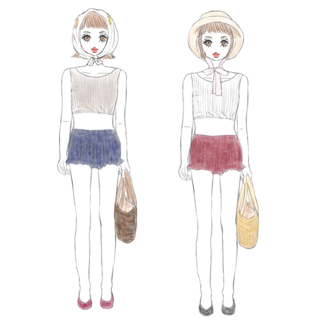 swim wearコレクション挿絵イメージ