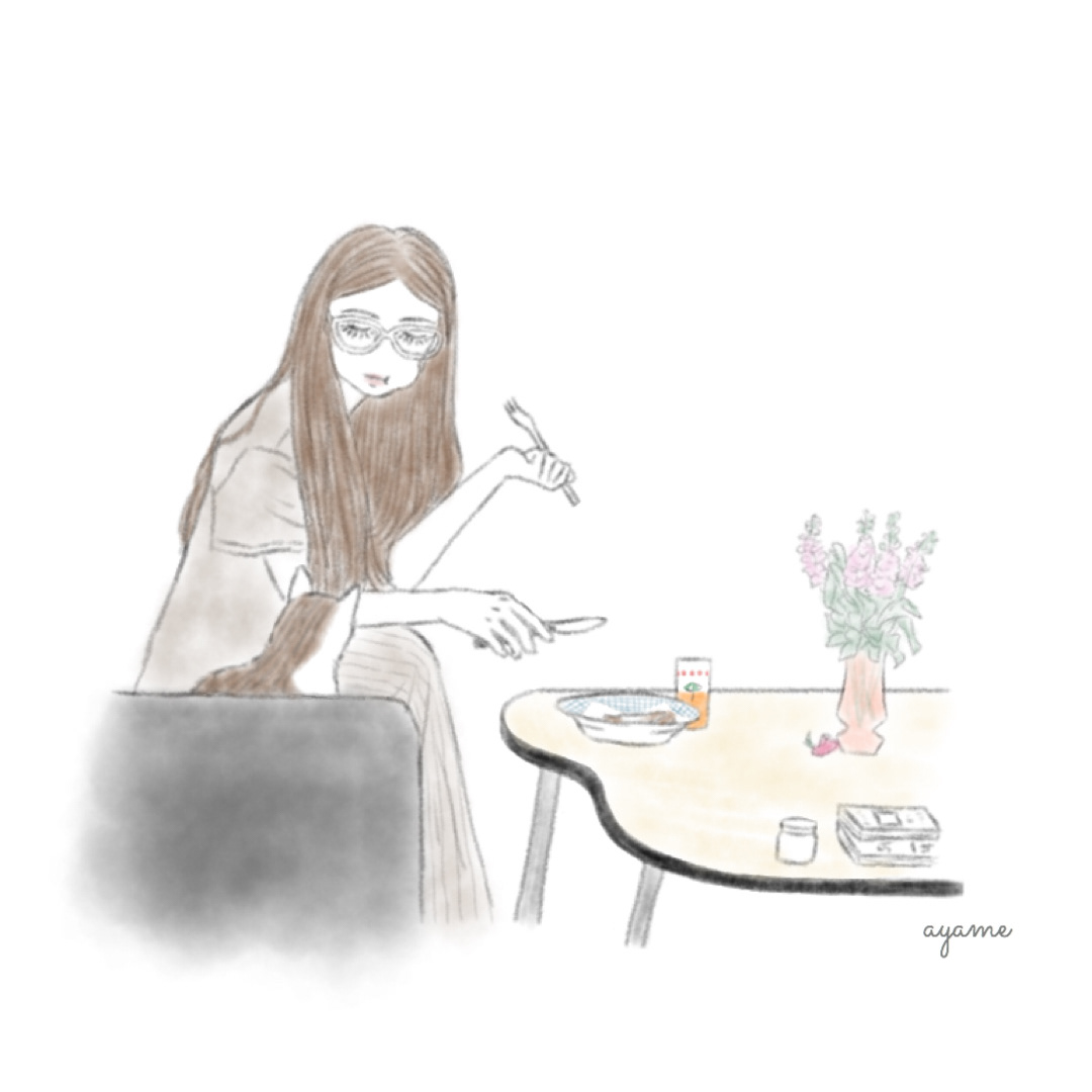 食事風景イラスト