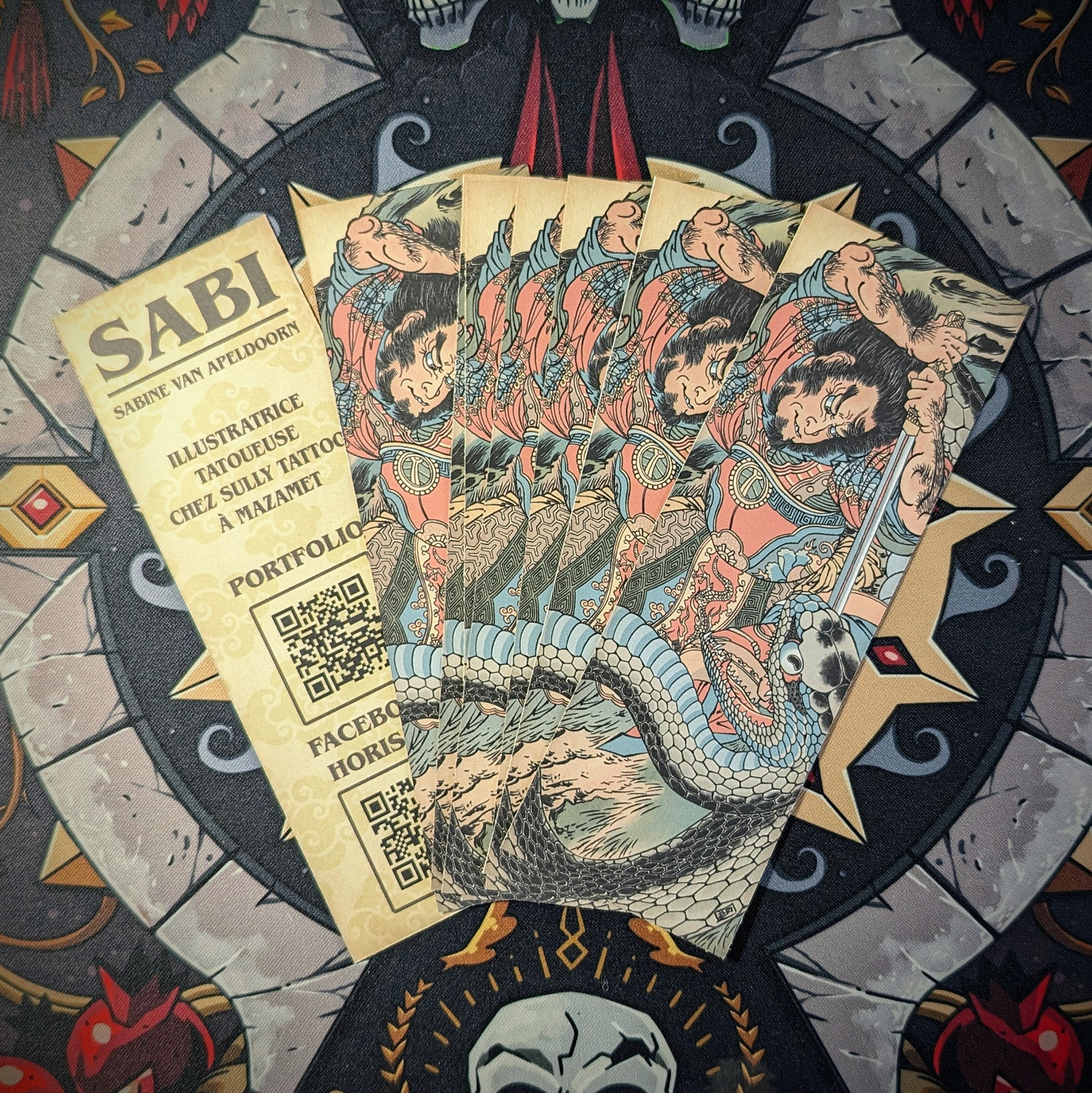 Suikoden, guerrier et serpent (grand)