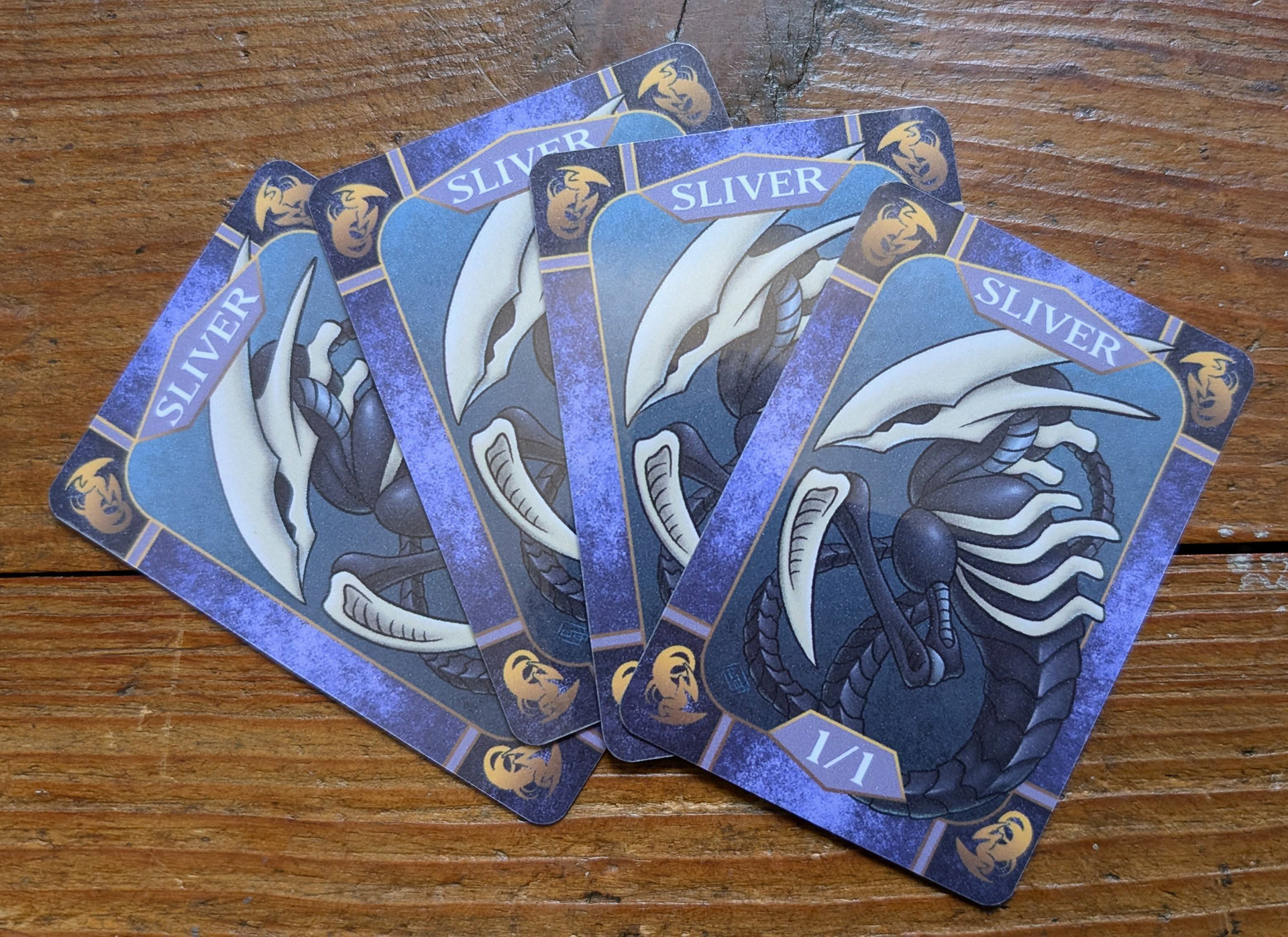 Jeton slivoïde recto / Sliver token