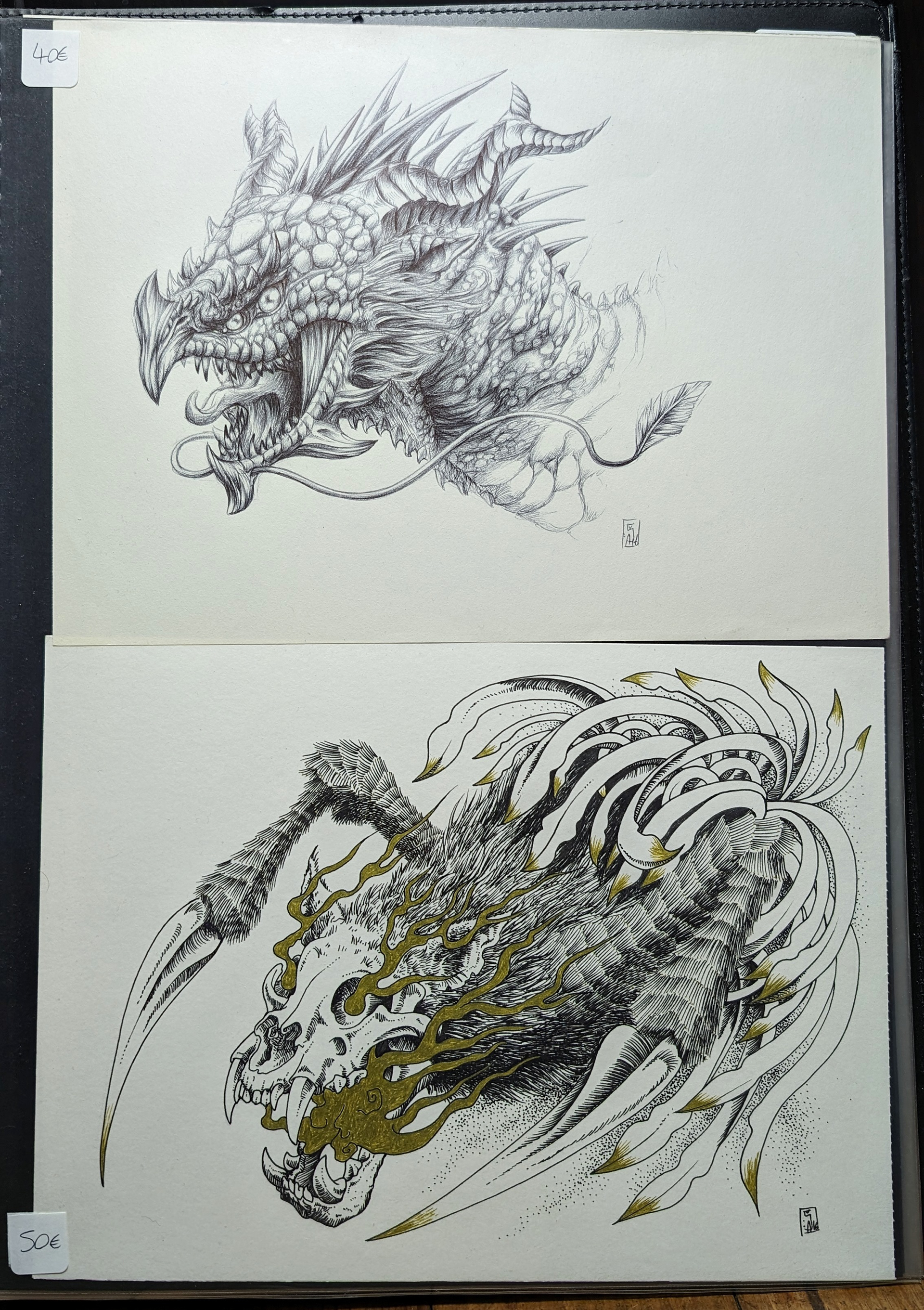 Dragon A4/40€ - Tsuchigumo A4/50€