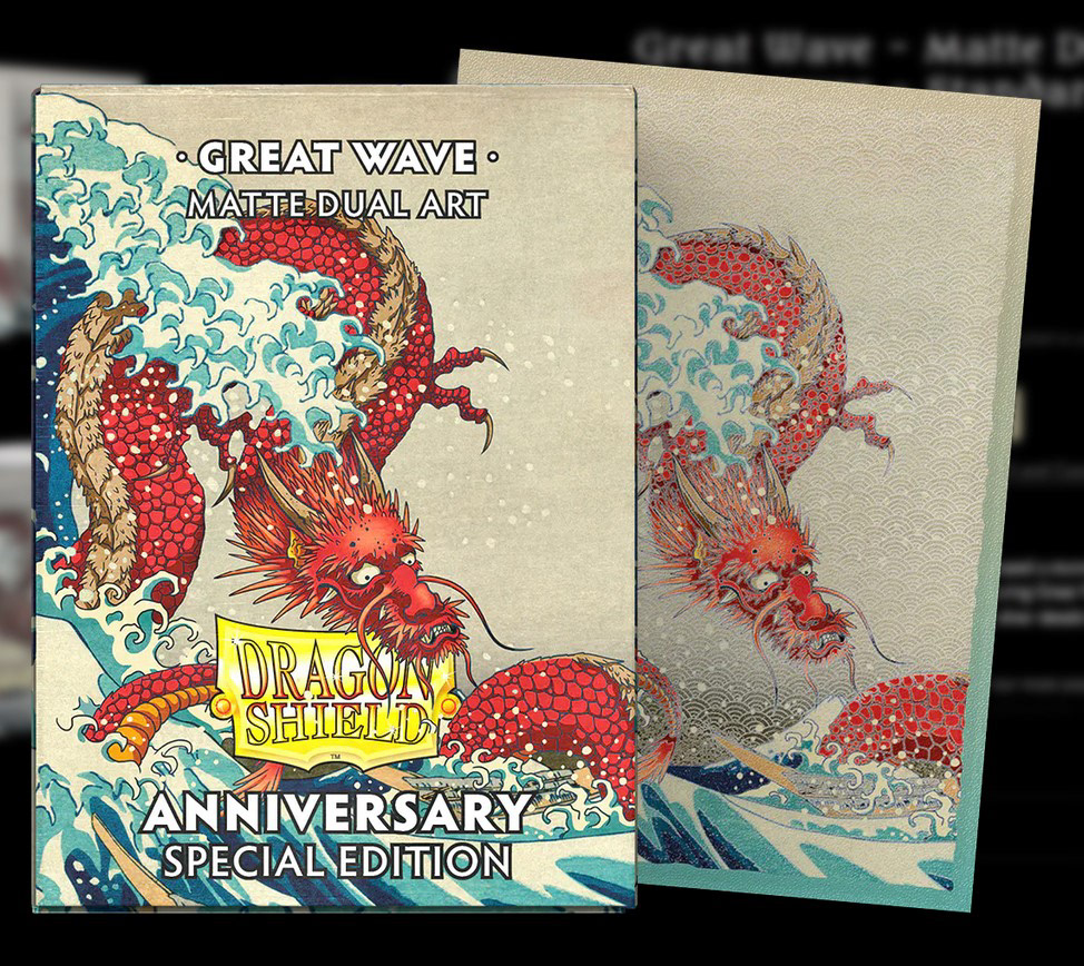"Great Wave" Anniversary Edition : Matte dual and special silver details printed