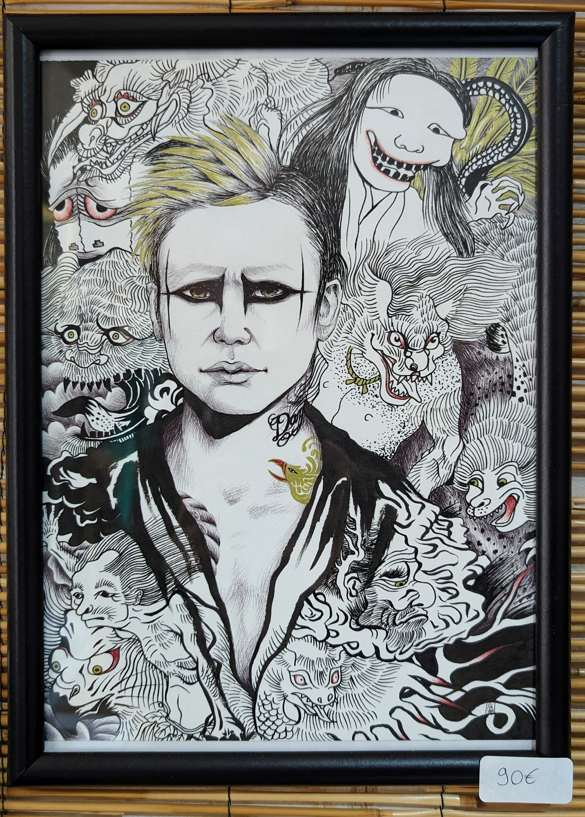Kyô (chanteur du groupe Dir en Grey) / A4 / 90€