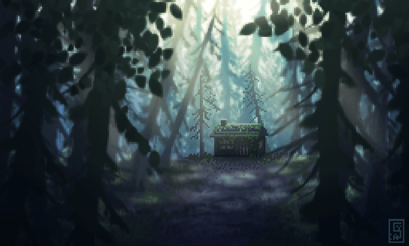 Cabane abandonnée (personal work)