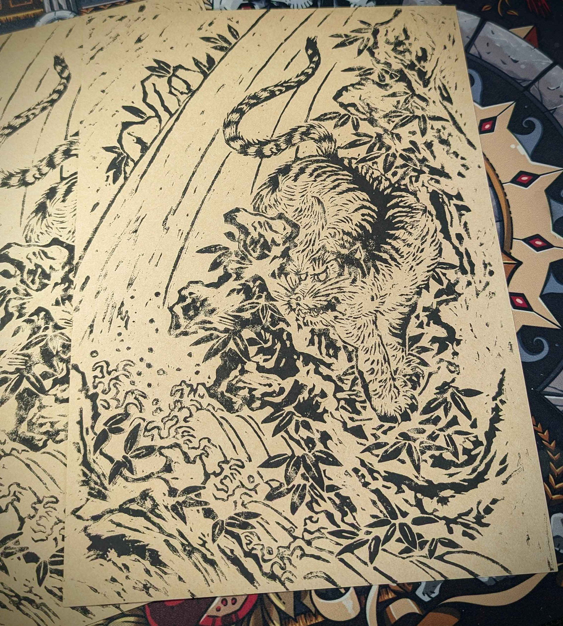 Tigre dans la montagne, A4