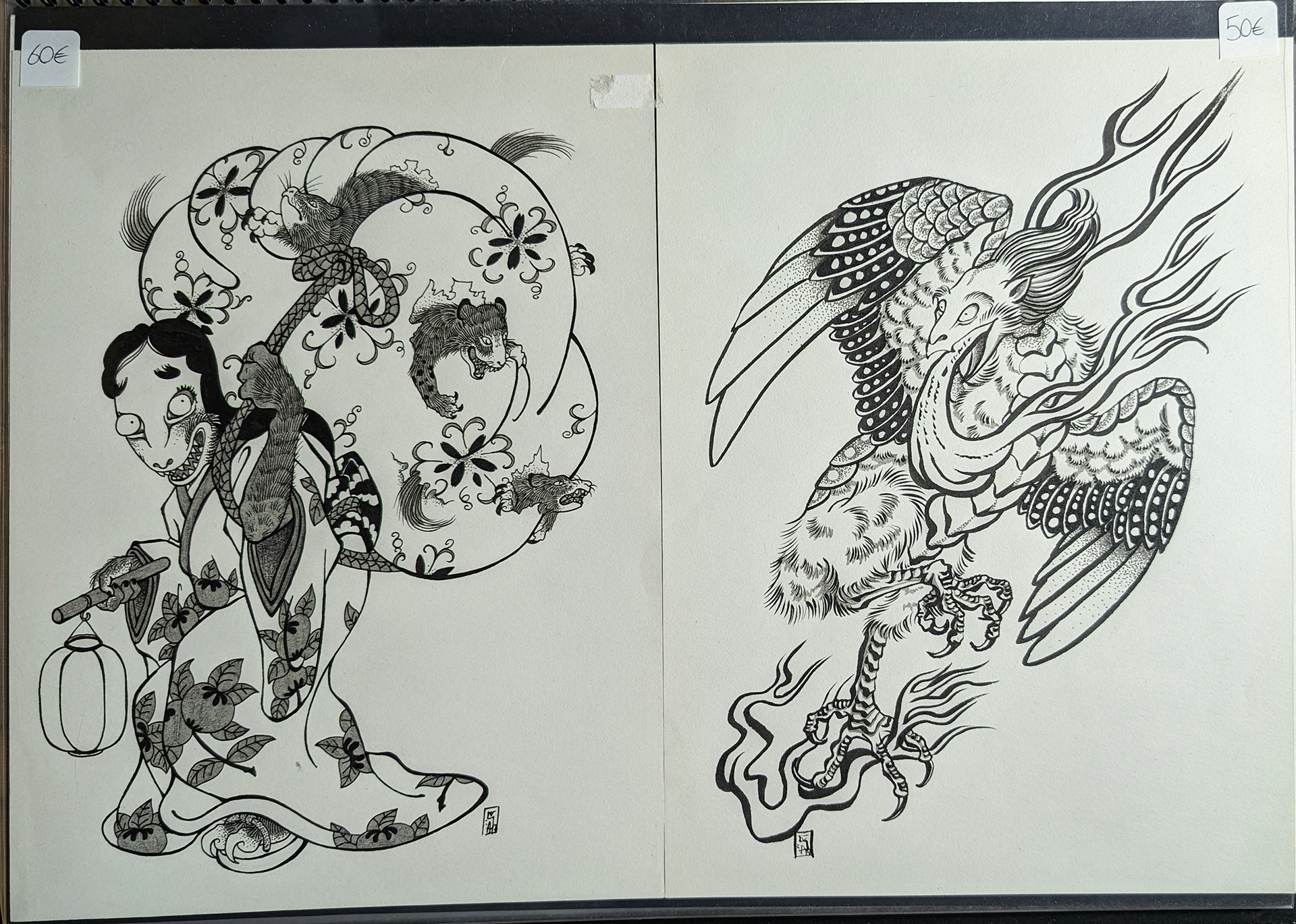 Tanuki A4/60€ - Furaribi A4/50€