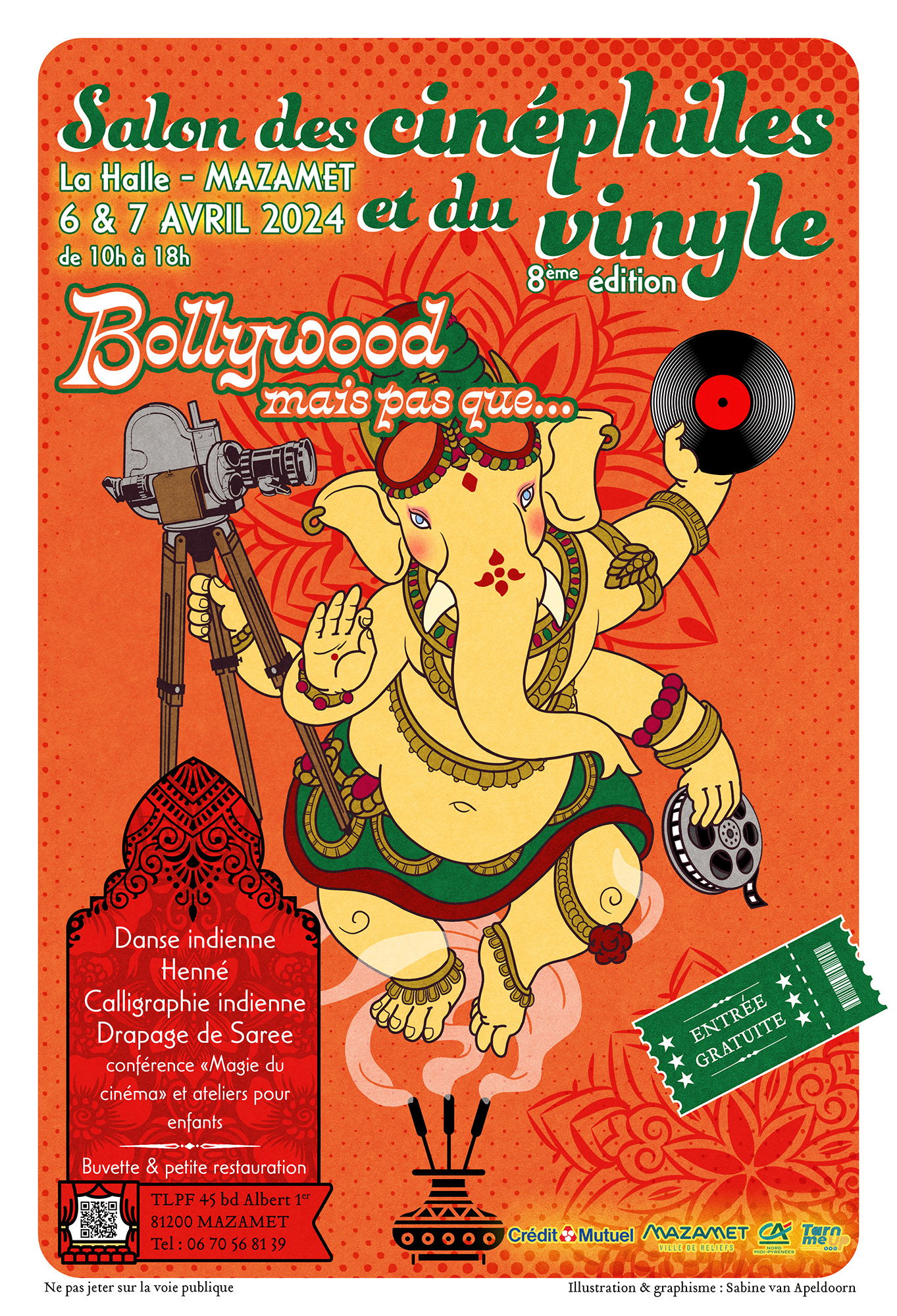 Affiche et recto du flyer / Poster and flyer front design for the convention