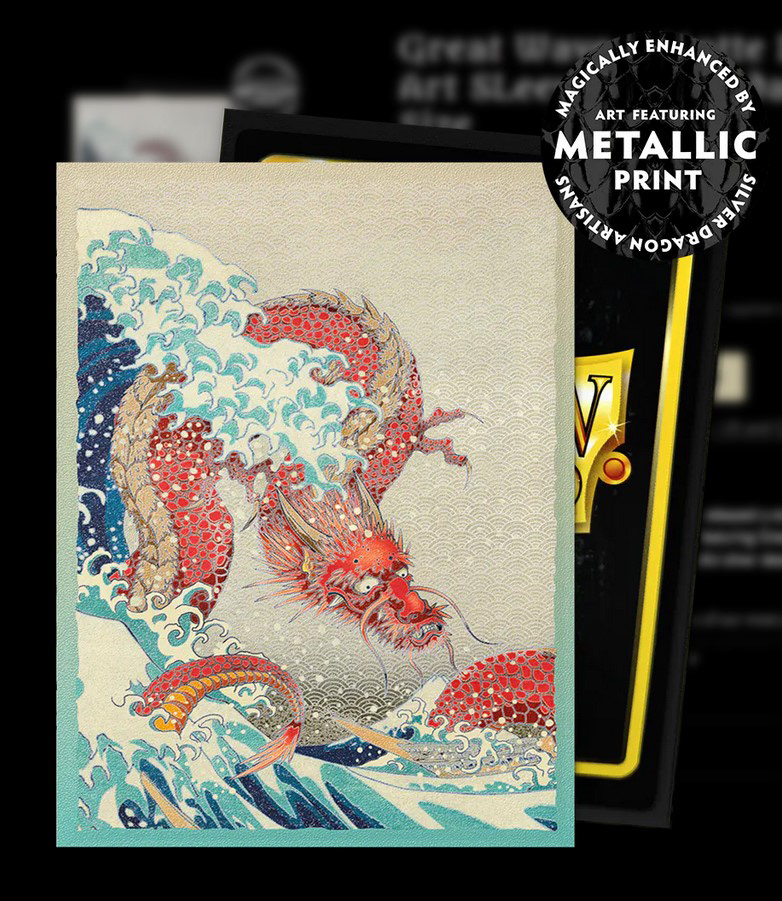 "Great Wave" Anniversary Edition : Matte dual and special silver details printed