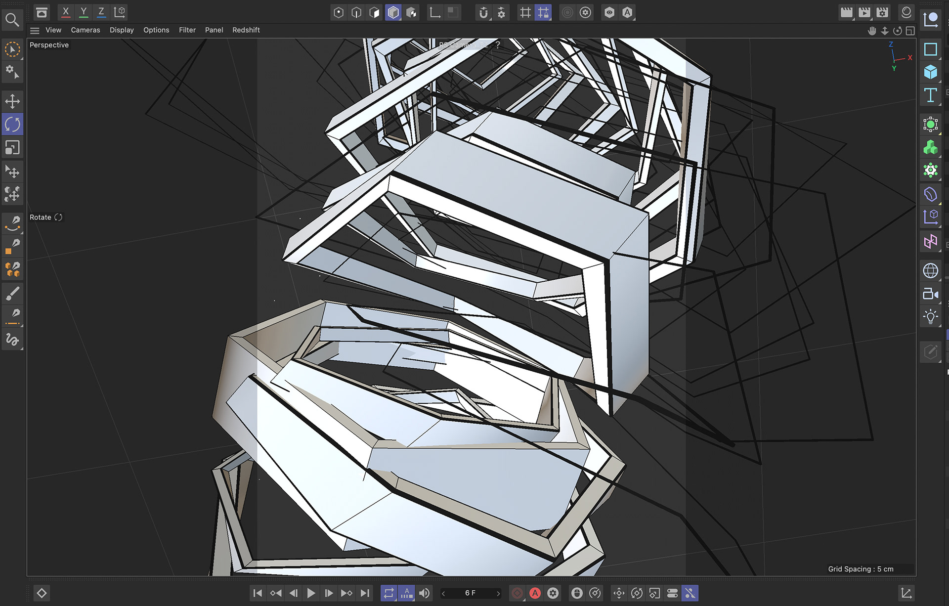 Layout B: 3D Model