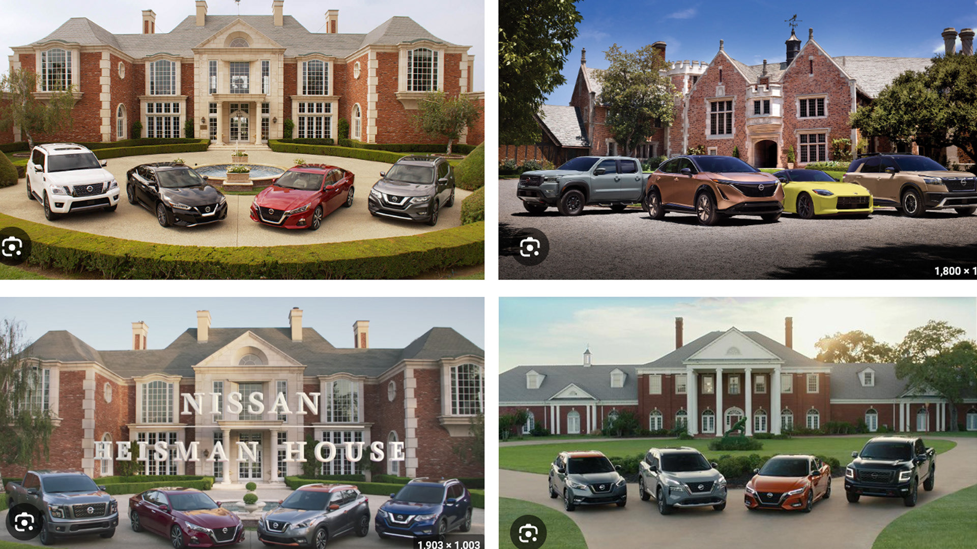 Reference: Nissan Heisman House, car setups