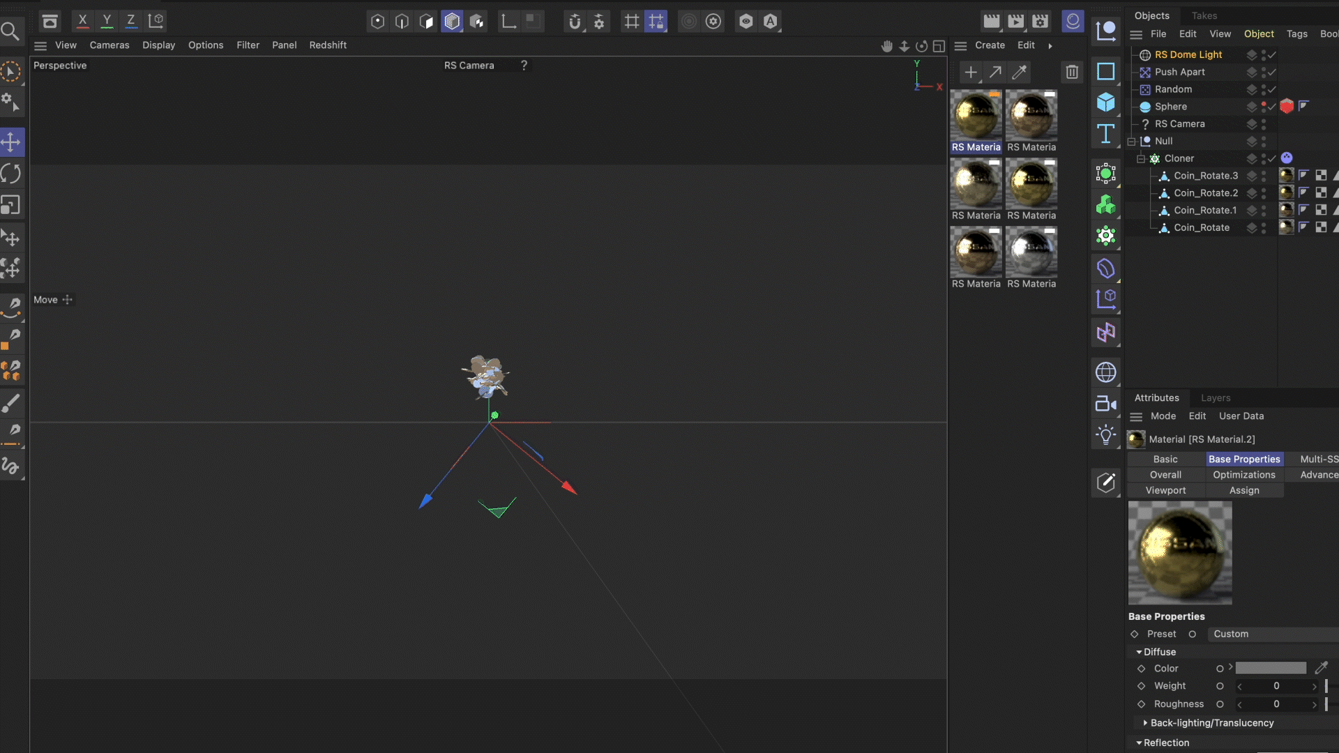 New 3D coins in C4D