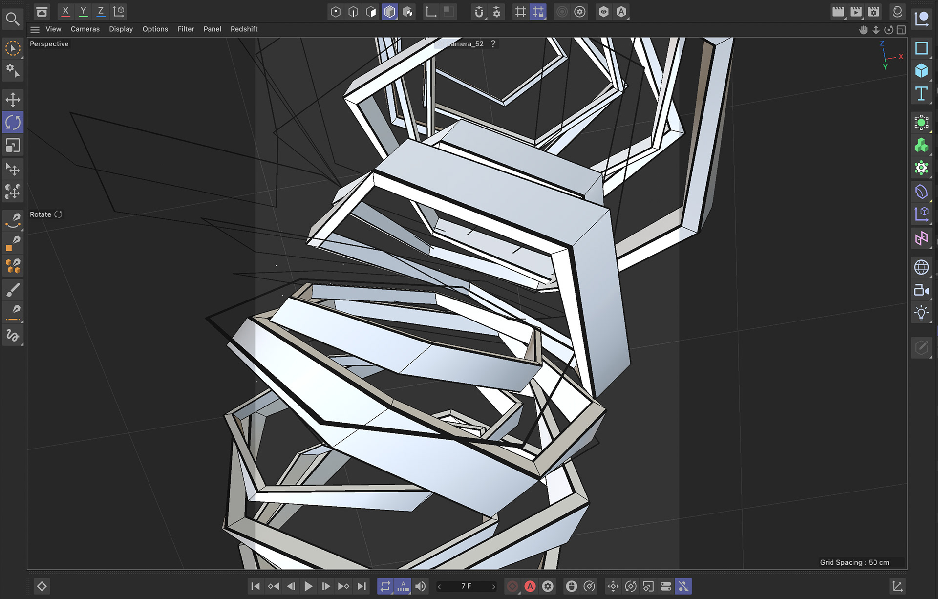 Layout C: 3D Model