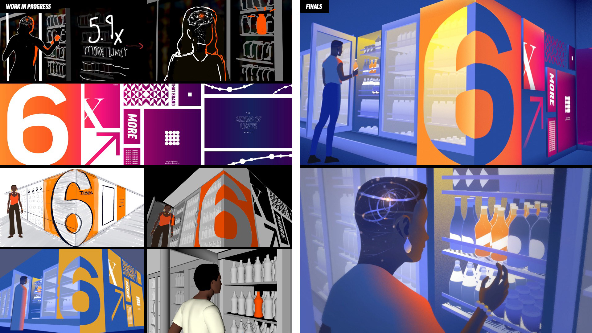 Stat 3D layout, animation, and compositing