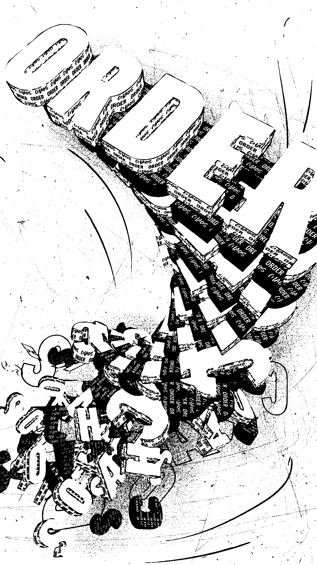 Order / Chaos Type Study - Black & White