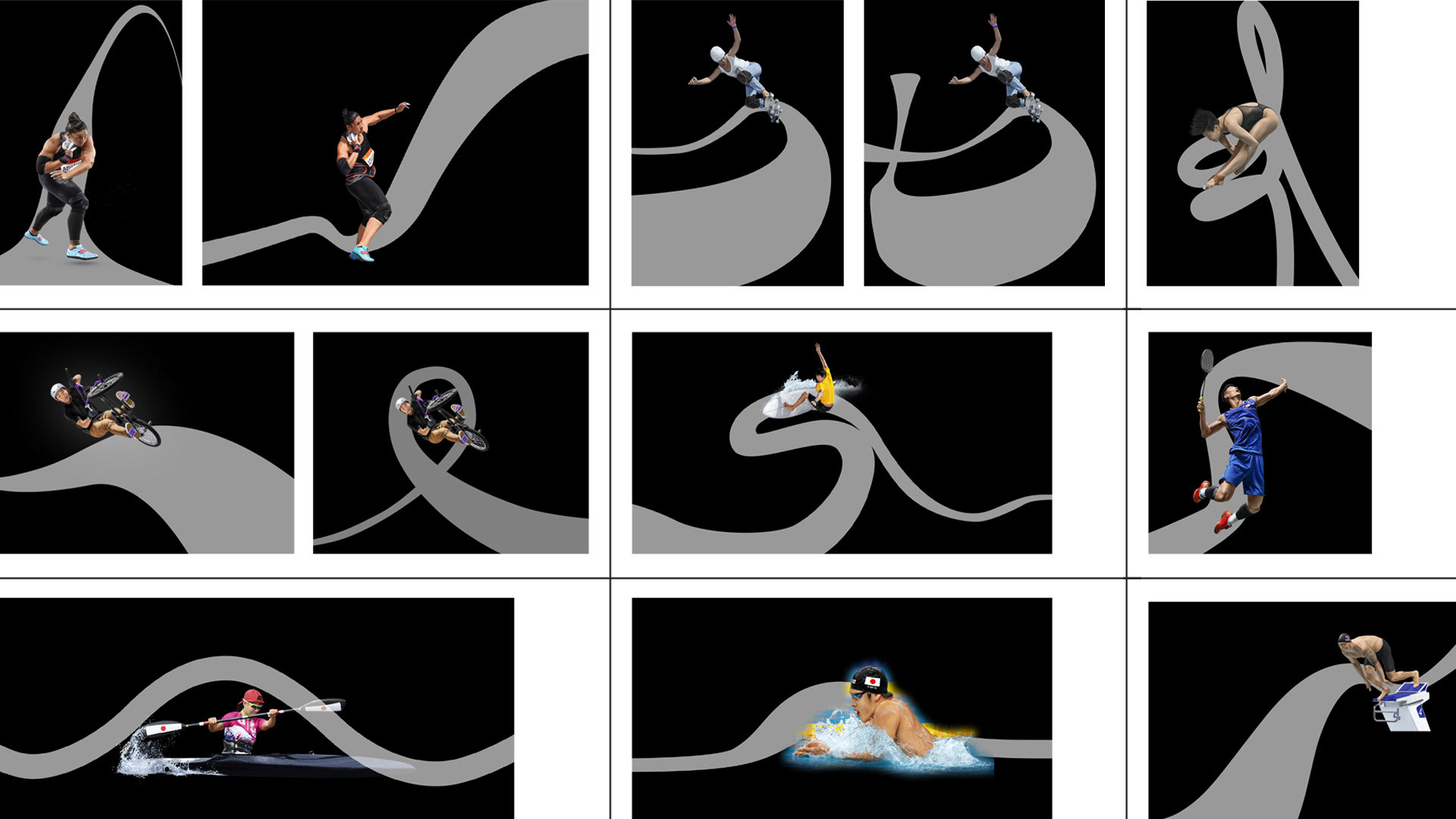 Wave layouts from motion reference