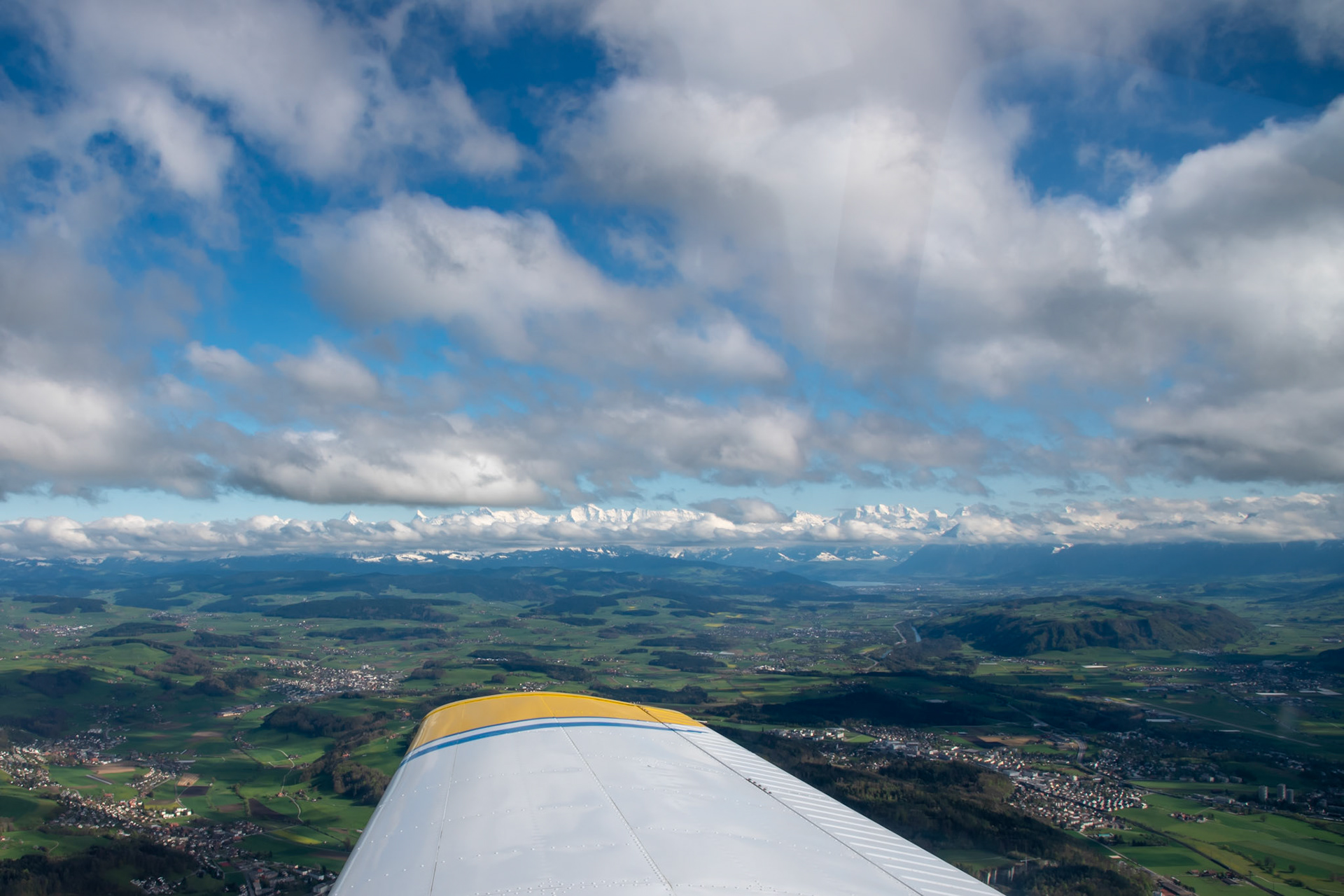 Blick in die Alpen