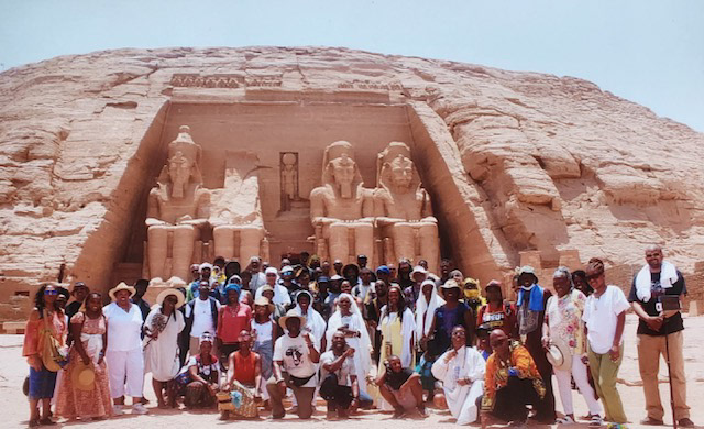 Ron with HAPI Tour 2022 at Abu Simbel