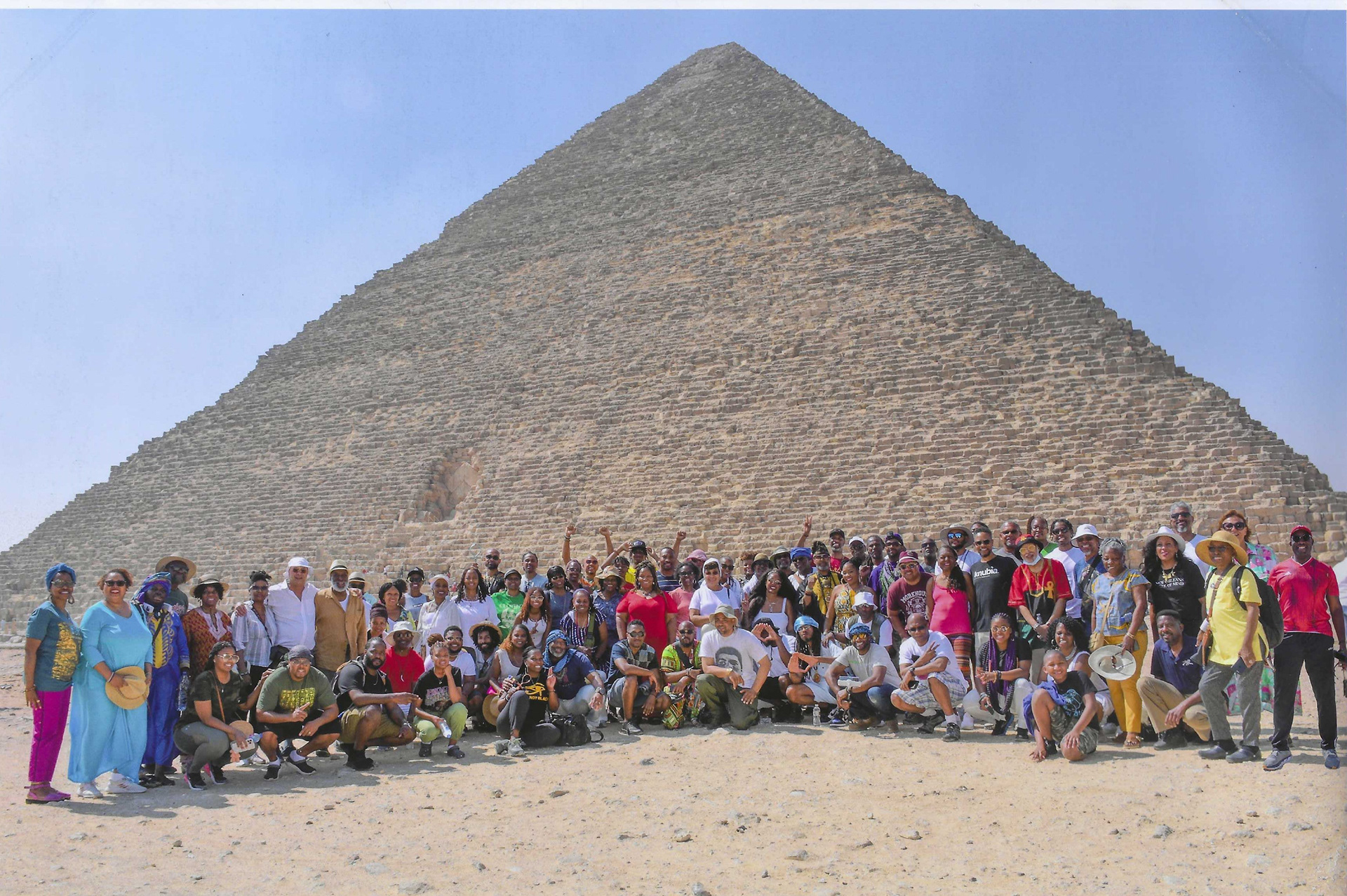 Ron with HAPI tour 2022 at Great Pyramid
