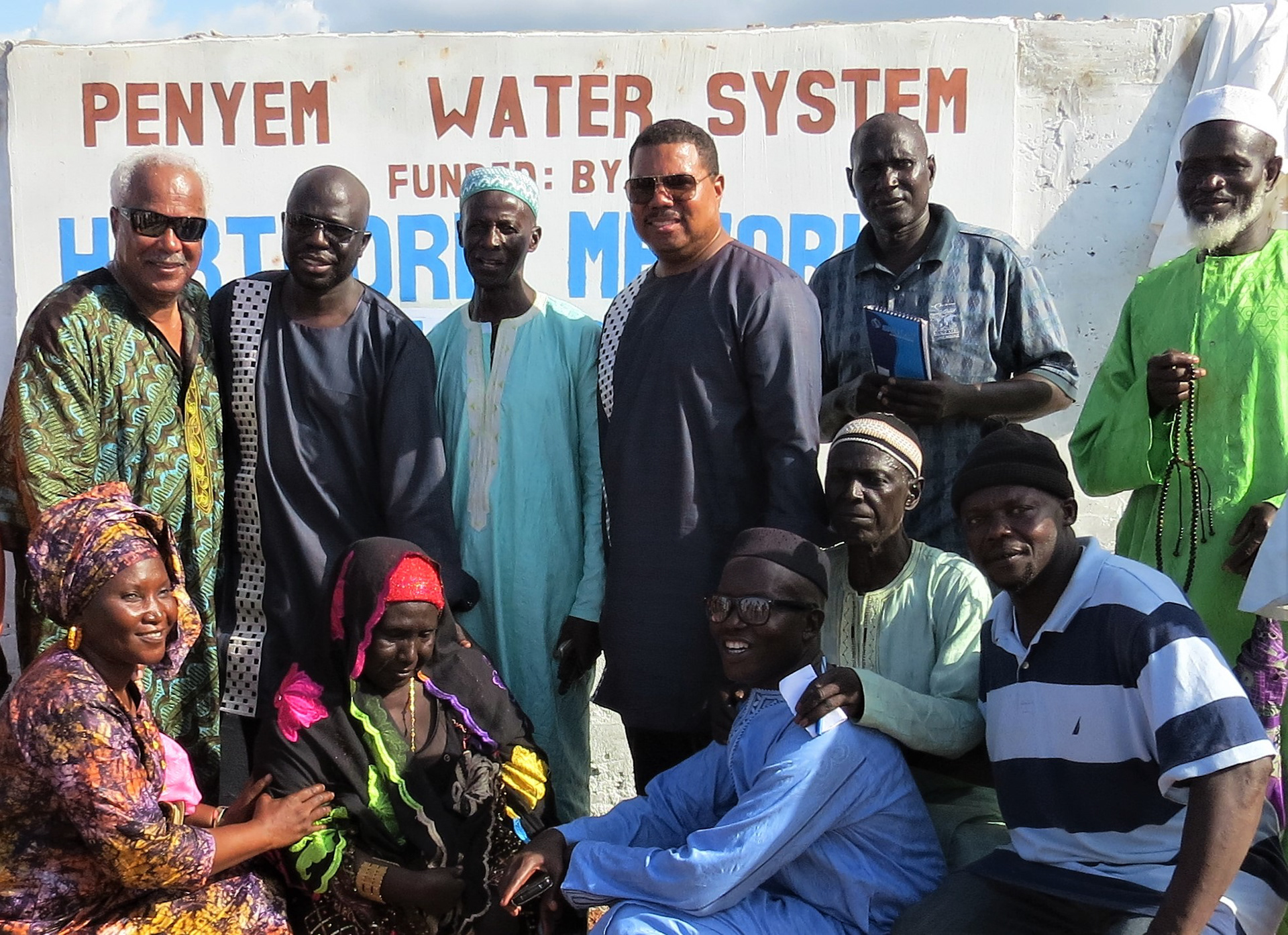 Photo with village leaders