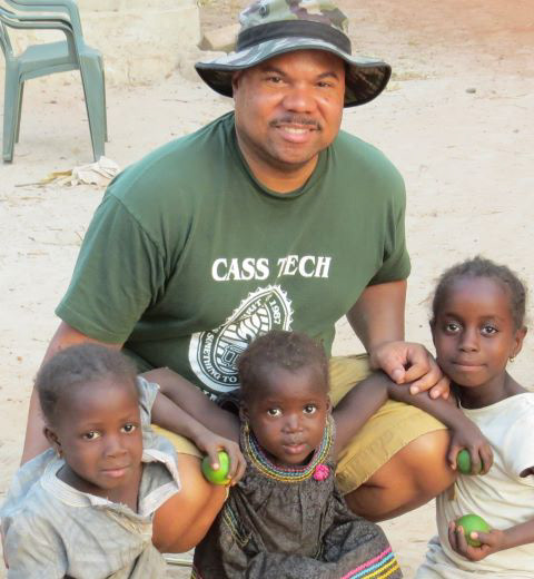 kids from the village