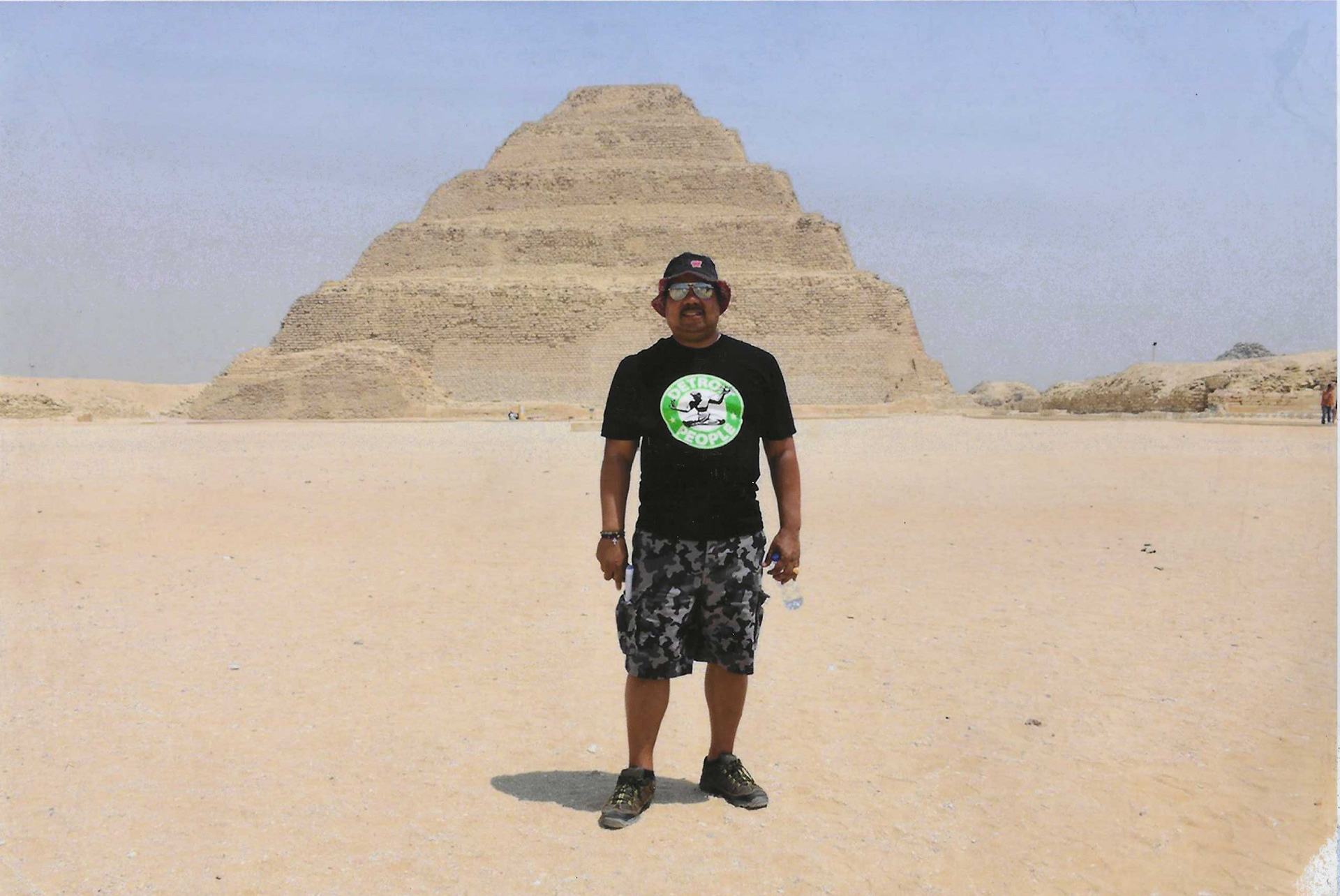 Ron at Step Pyramid in Saqqara