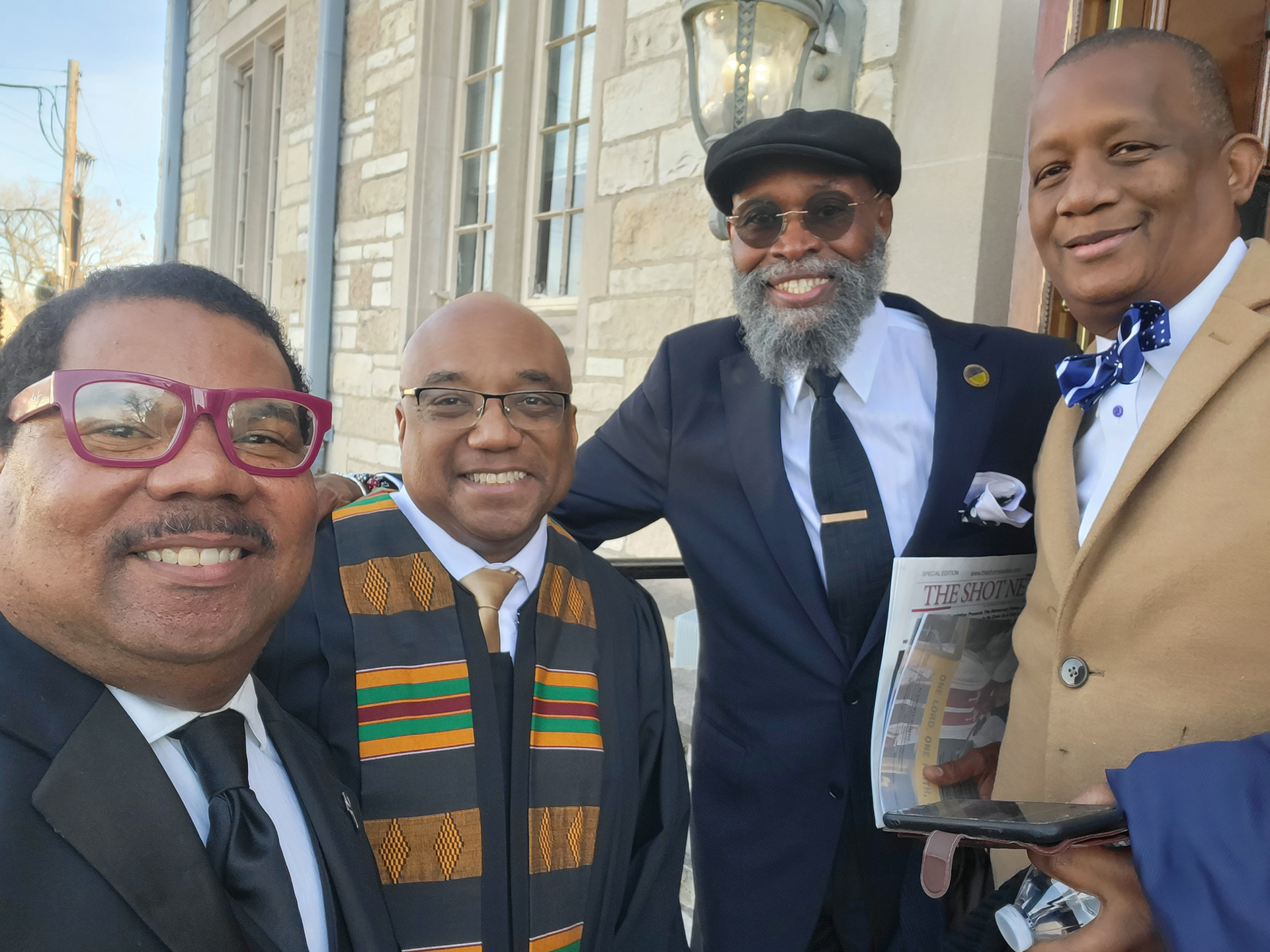 Rev Mark Wilson (Howard U), Lawrence Foster and Sam Lee