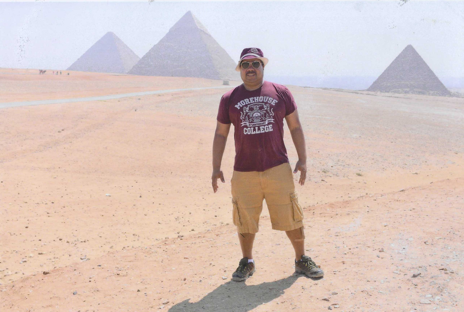Ron at Giza Pyramid Complex