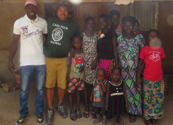 A family supported by one of our church deacons