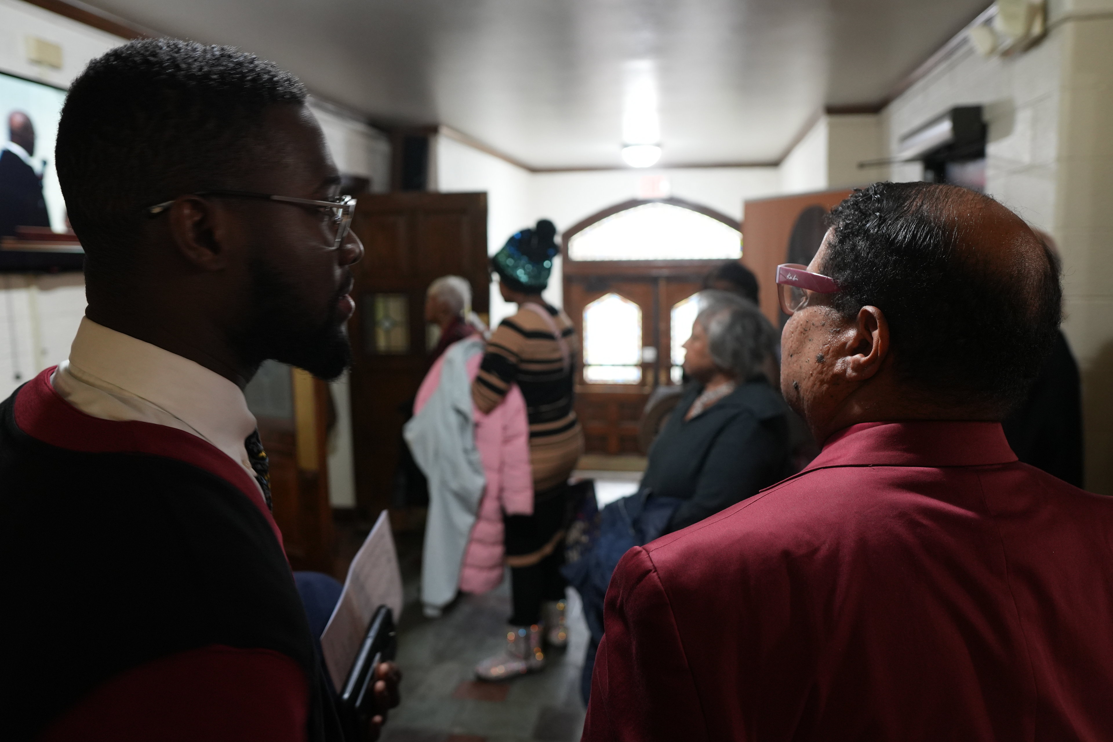 Getting Ready to address HMBC Congregation