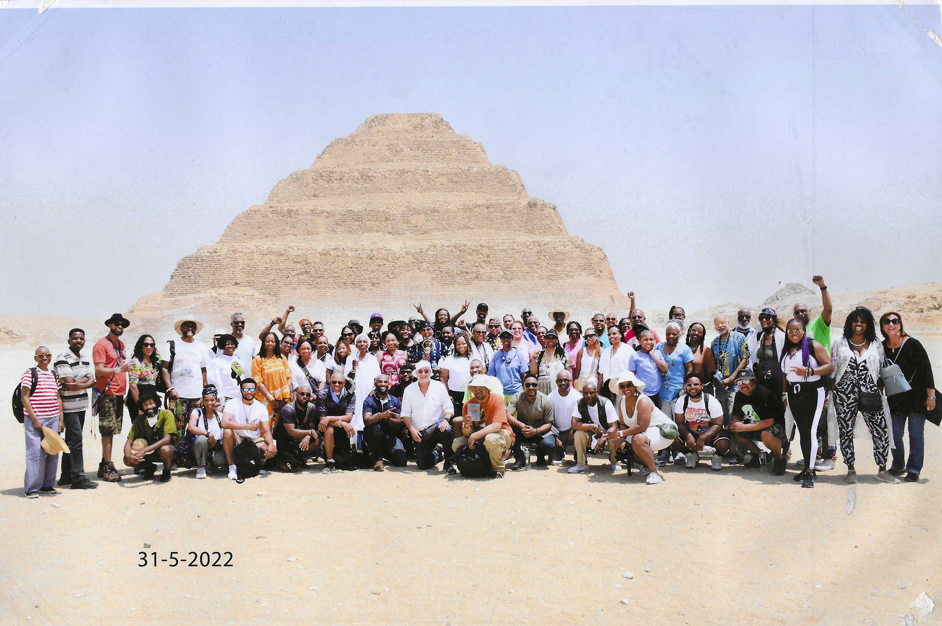 Ron with HAPI tour 2022 at Step Pyramid