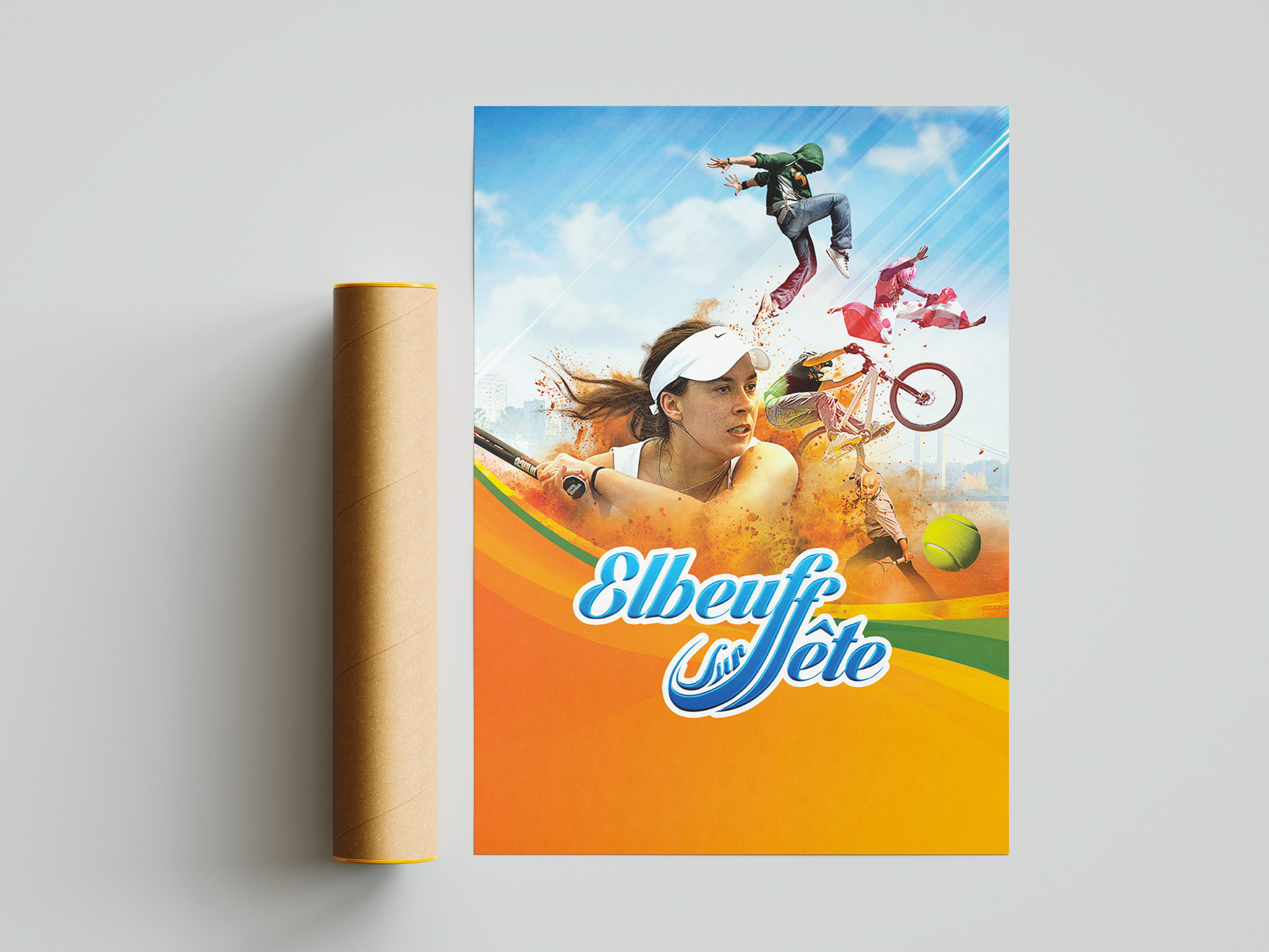 Affiche Elbeuf sur fête 2014