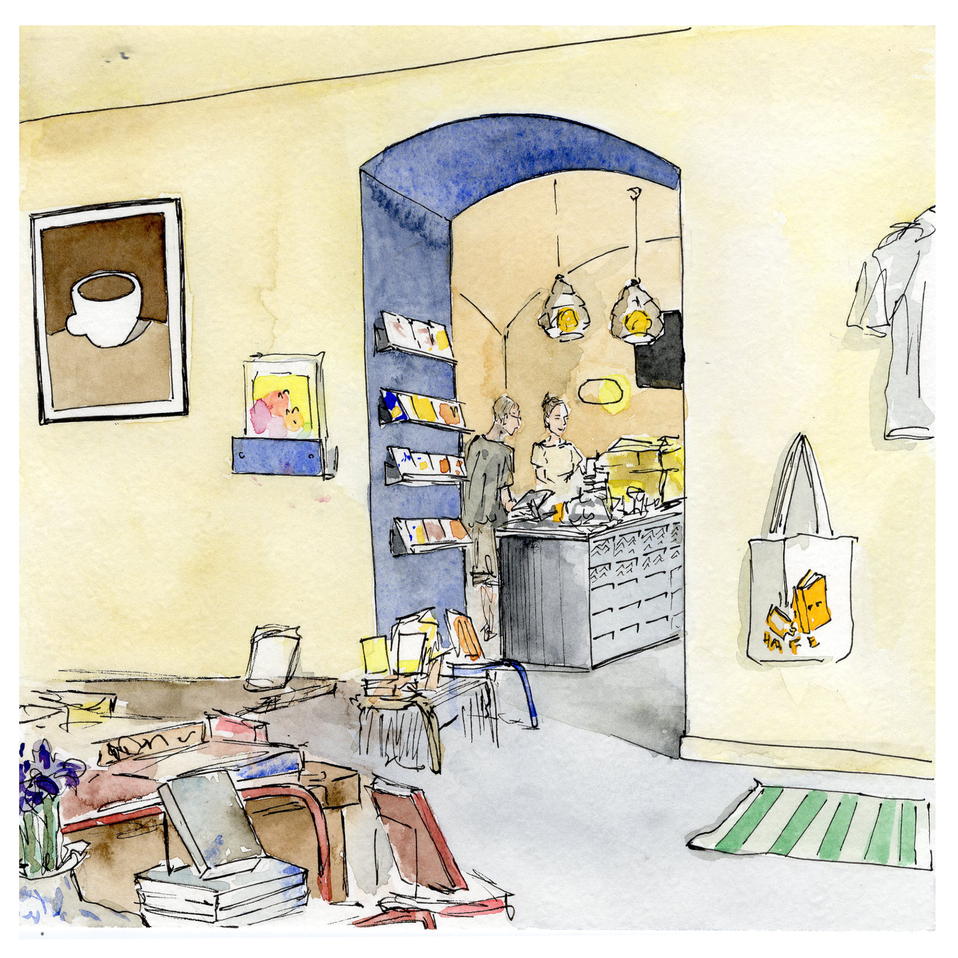 Hafi book store. Vienna 2025