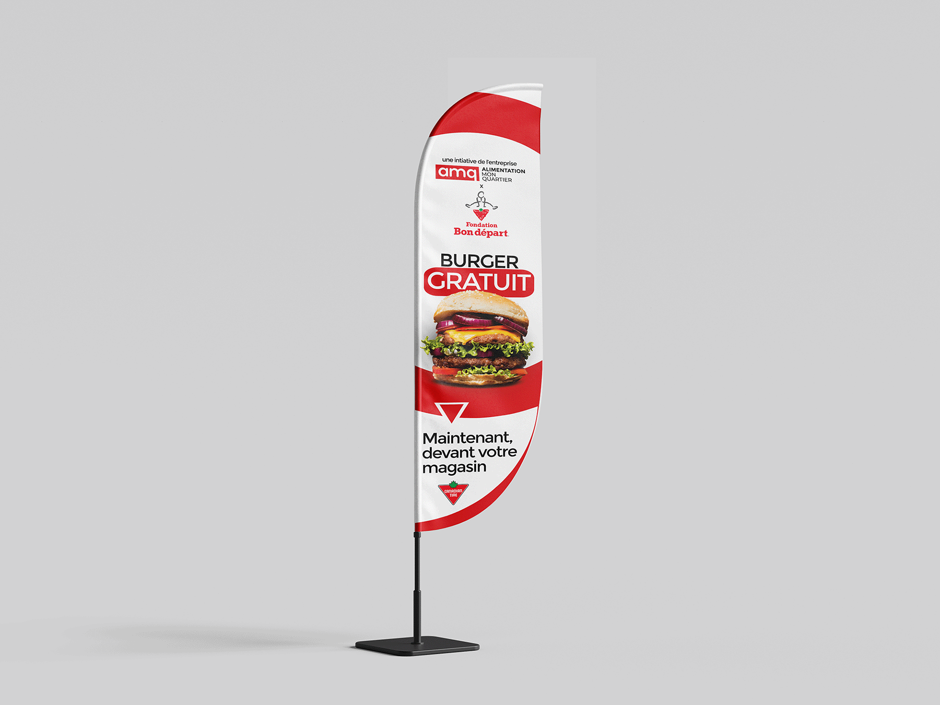 drapeau publicitaire